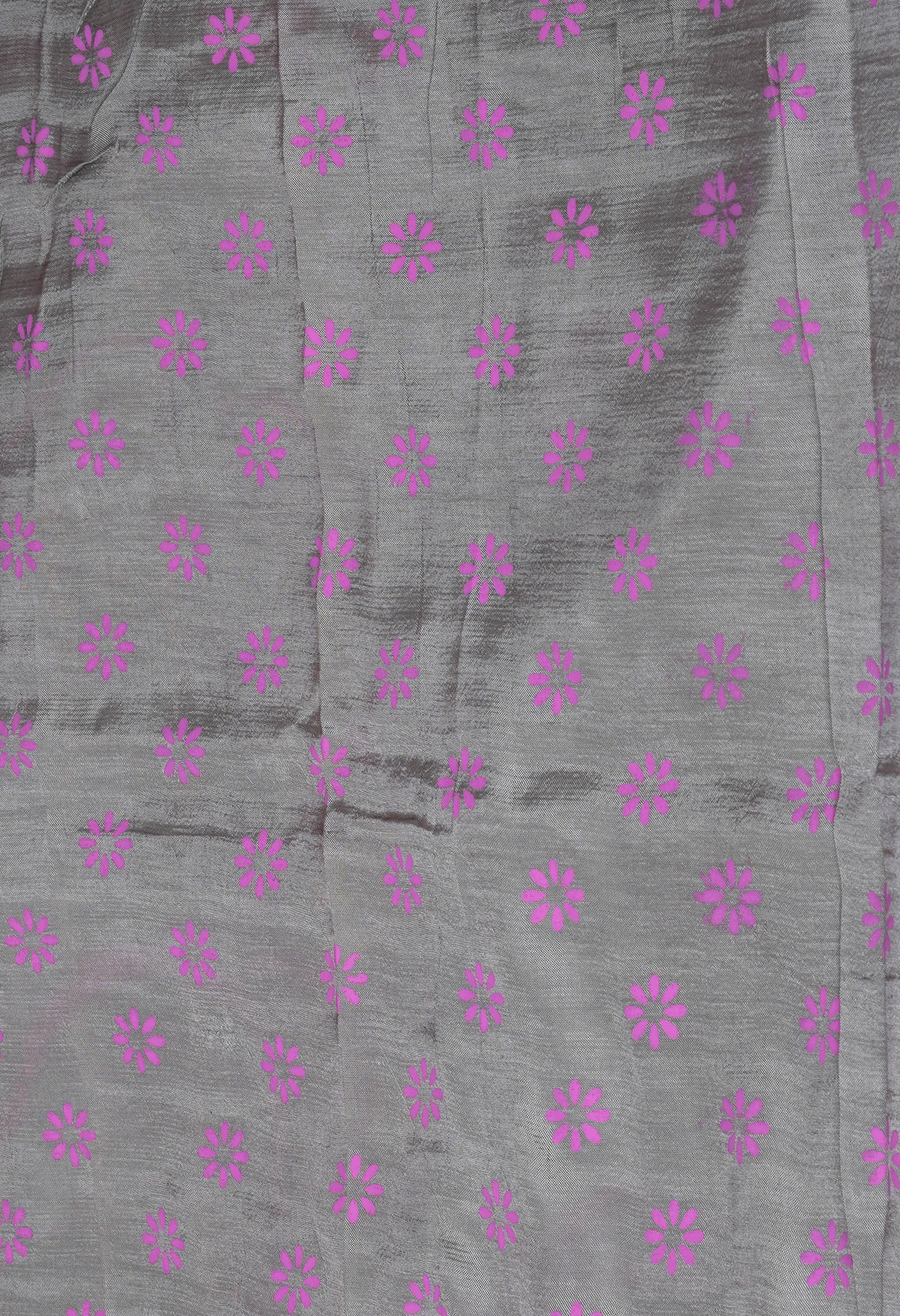 Pink-Grey Pure Designer Printed Soft Silk Saree-UNM82906