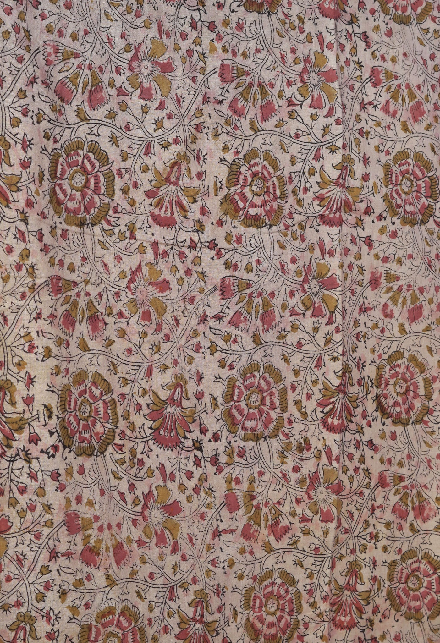 Grey Pure Kalamkari Printed Soft Mulmul Cotton Saree-UNM82919