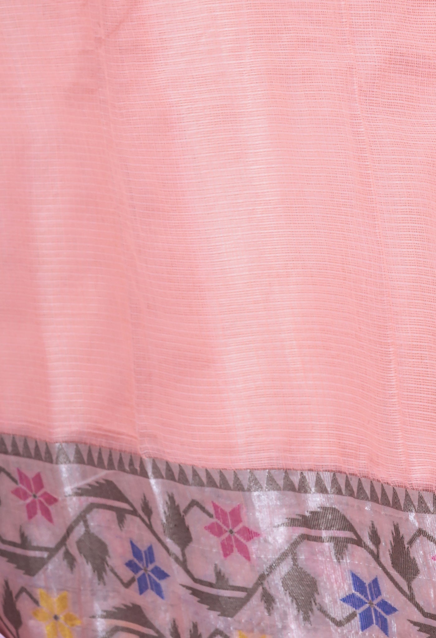 Orange Pure Banarasi Kota Saree-UNM82930