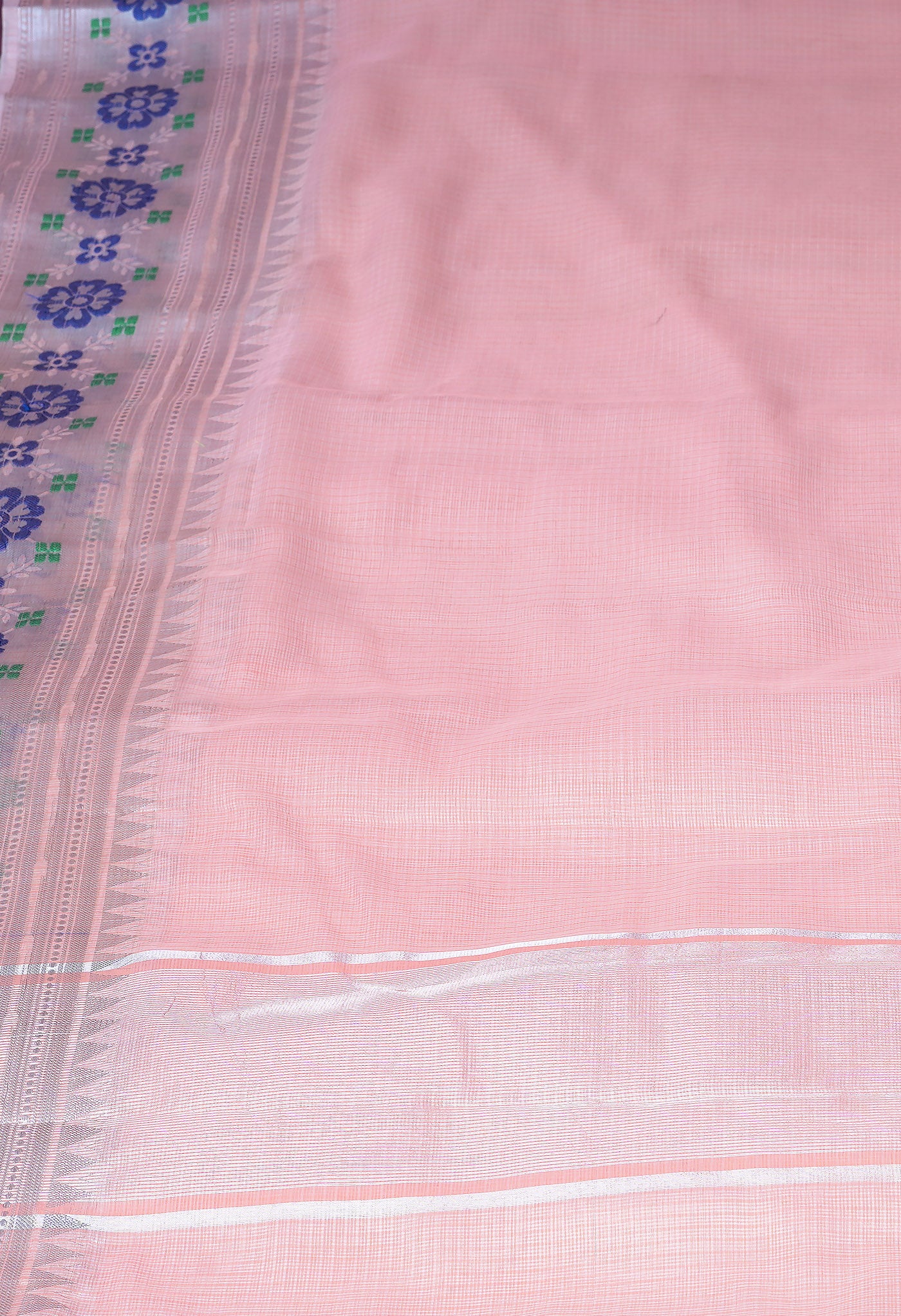 Orange Pure Banarasi Kota Saree-UNM82932