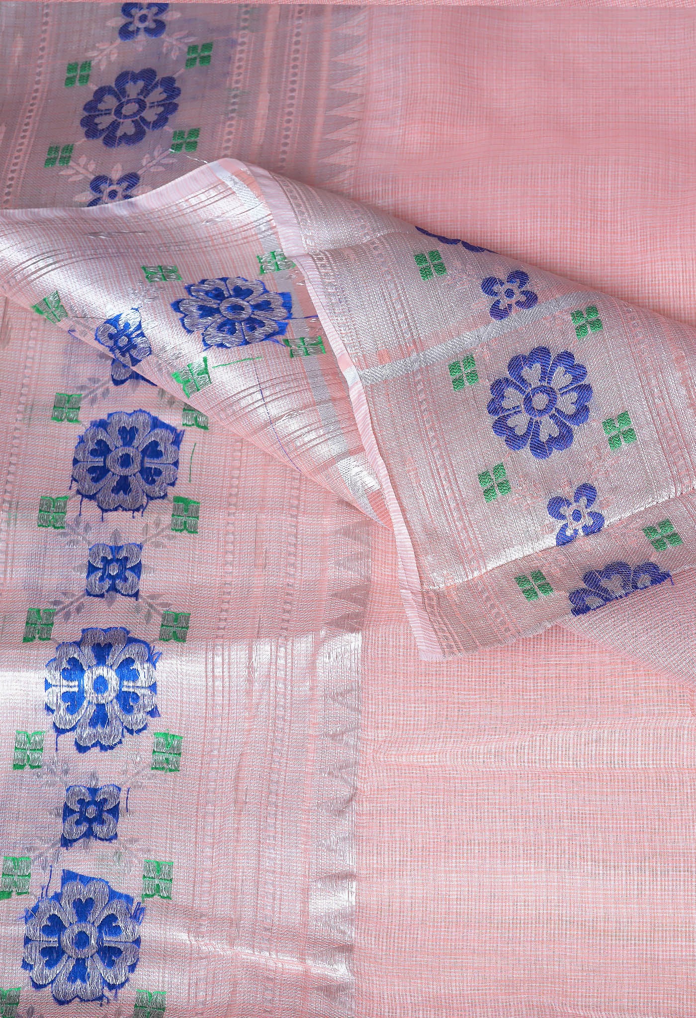 Orange Pure Banarasi Kota Saree-UNM82932