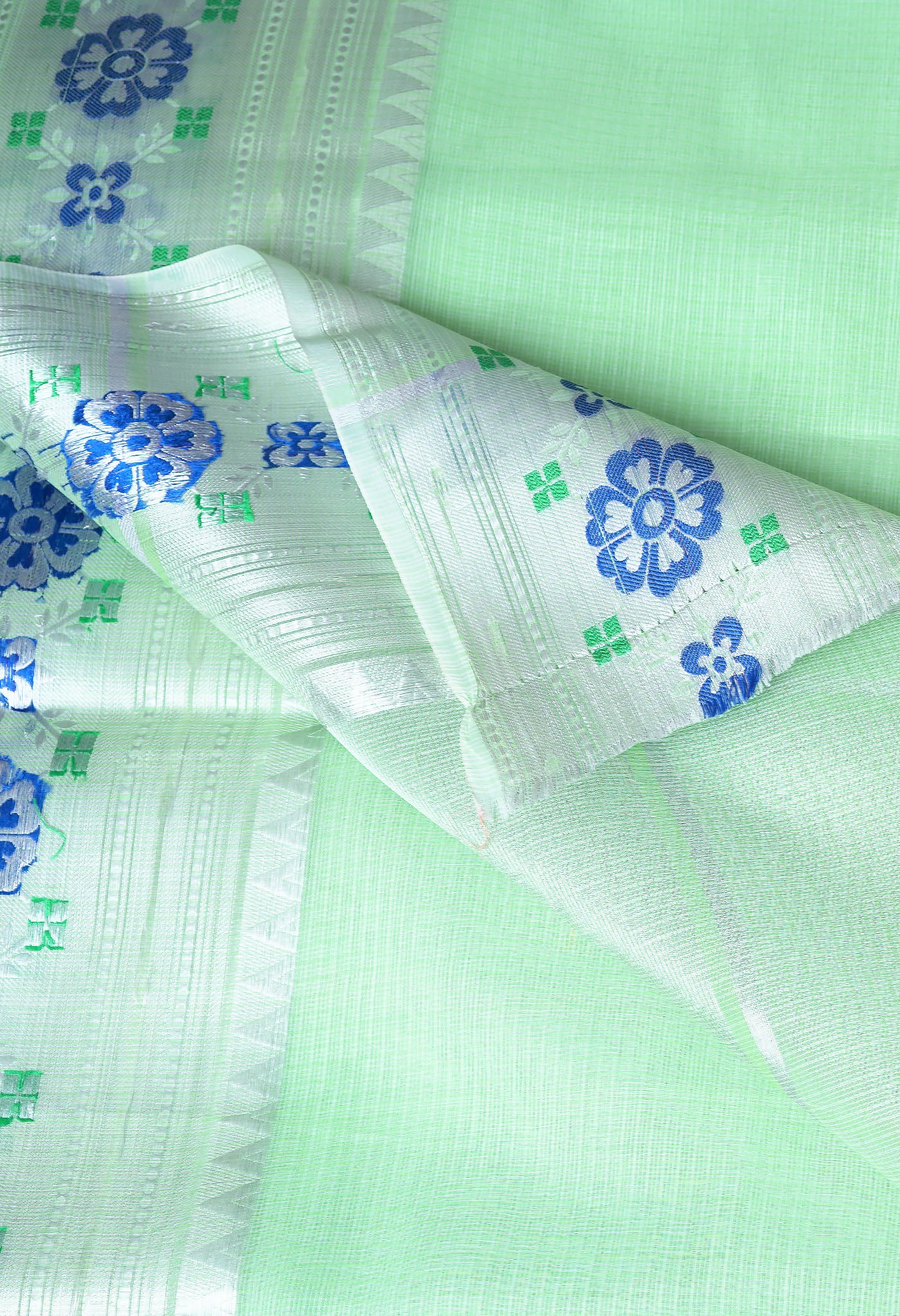 Green Pure Banarasi Kota Saree-UNM82933