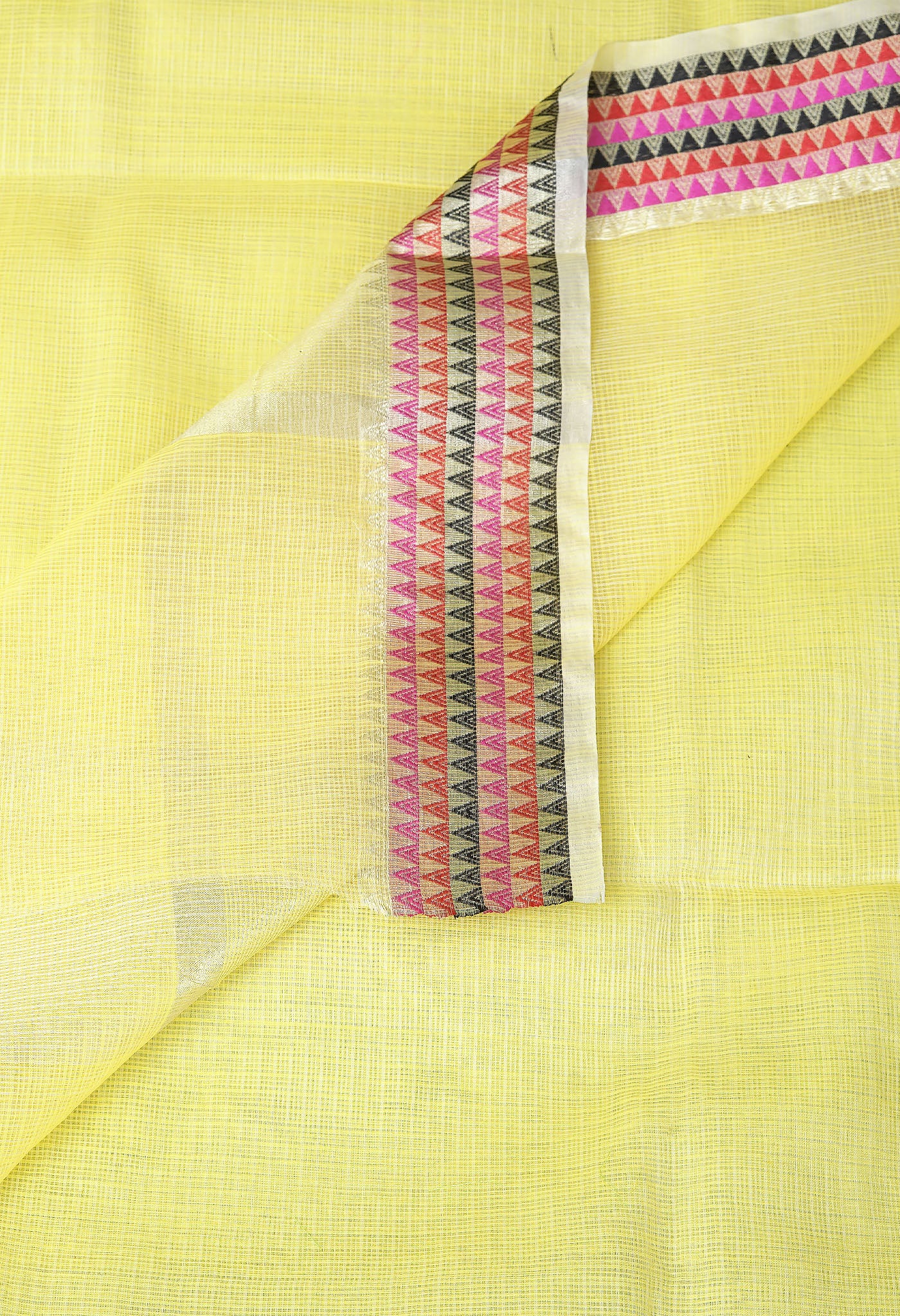 Yellow Pure Banarasi Kota Saree-UNM82934