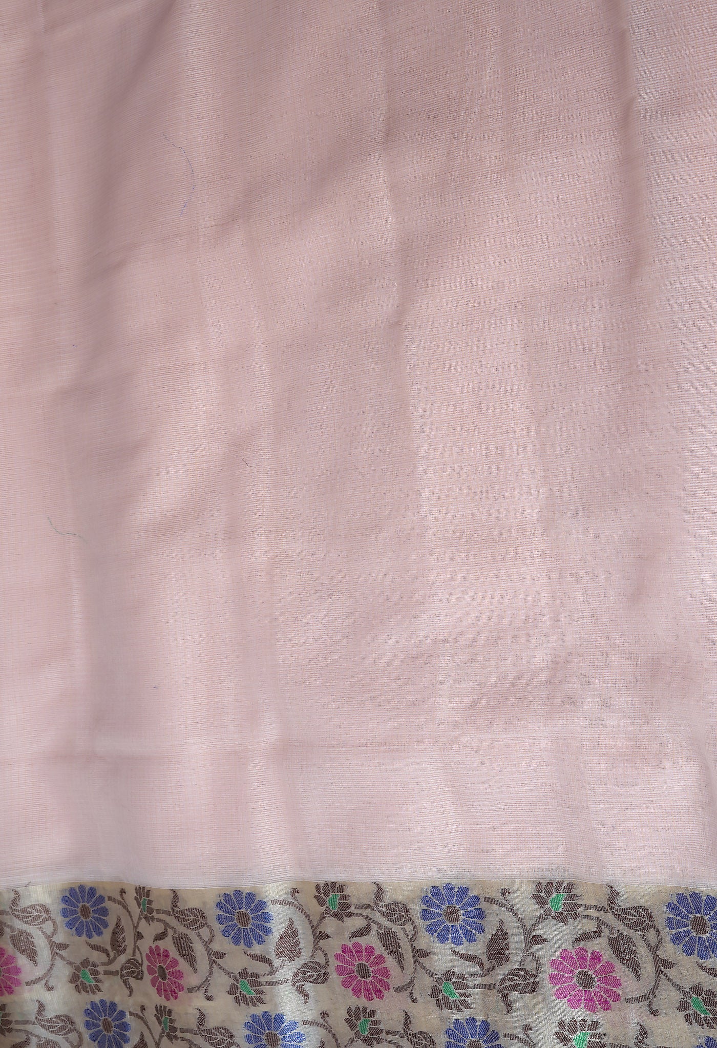 Cream Pure Banarasi Kota Saree-UNM82935