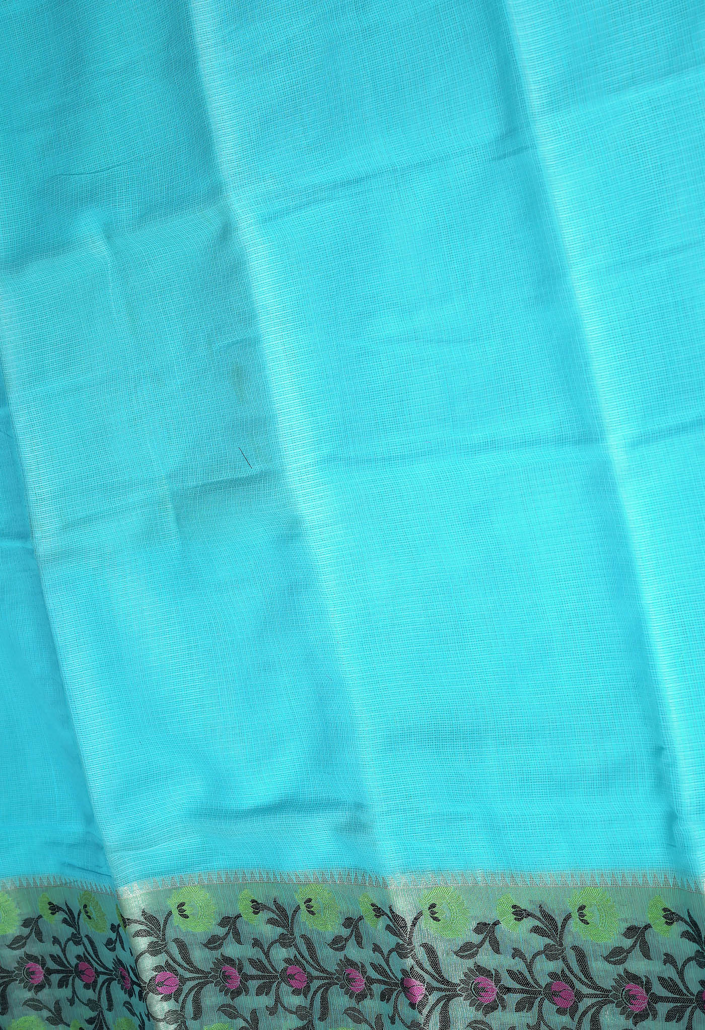 Blue Pure Banarasi Kota Saree-UNM82936