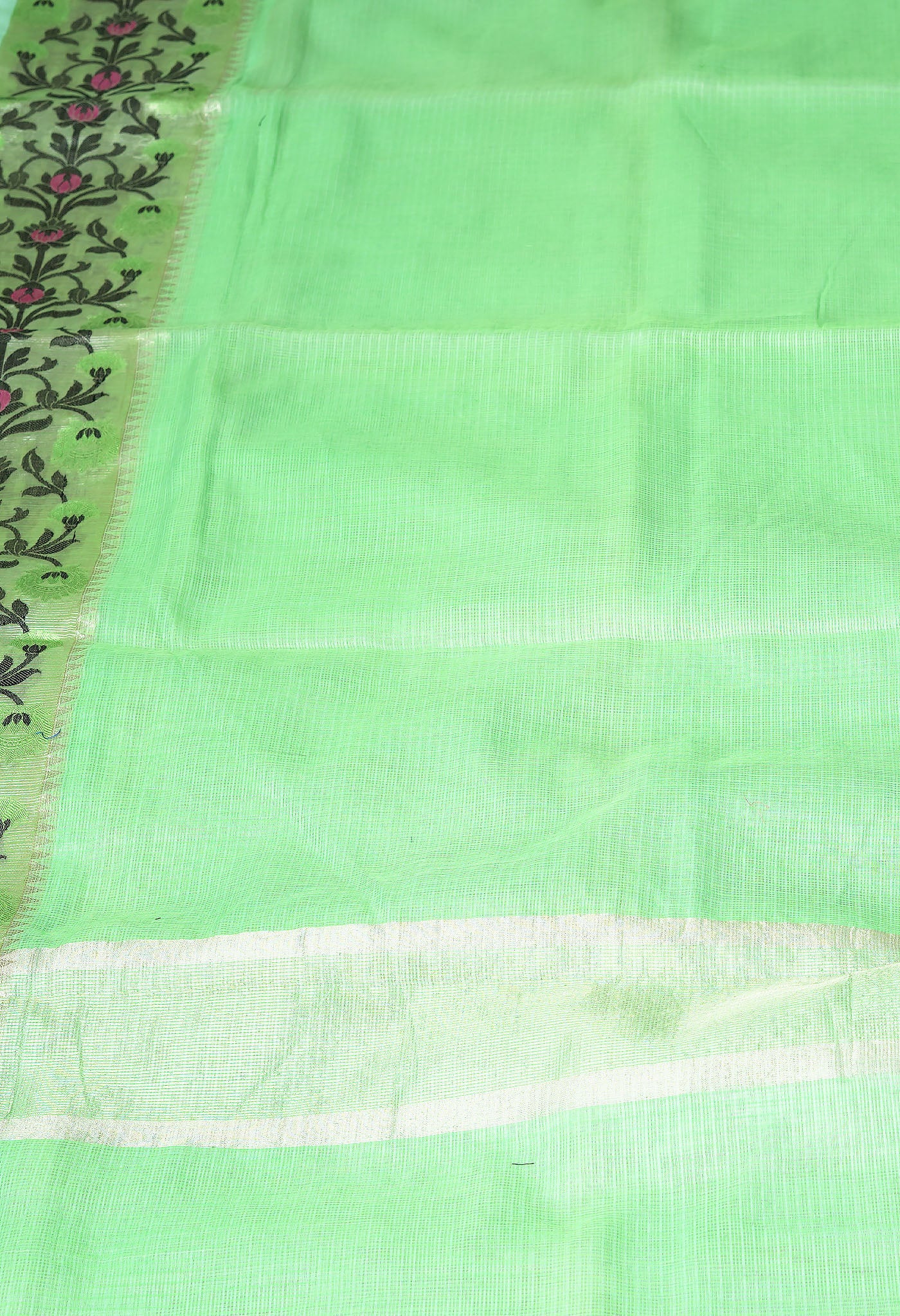 Green Pure Banarasi Kota Saree-UNM82939