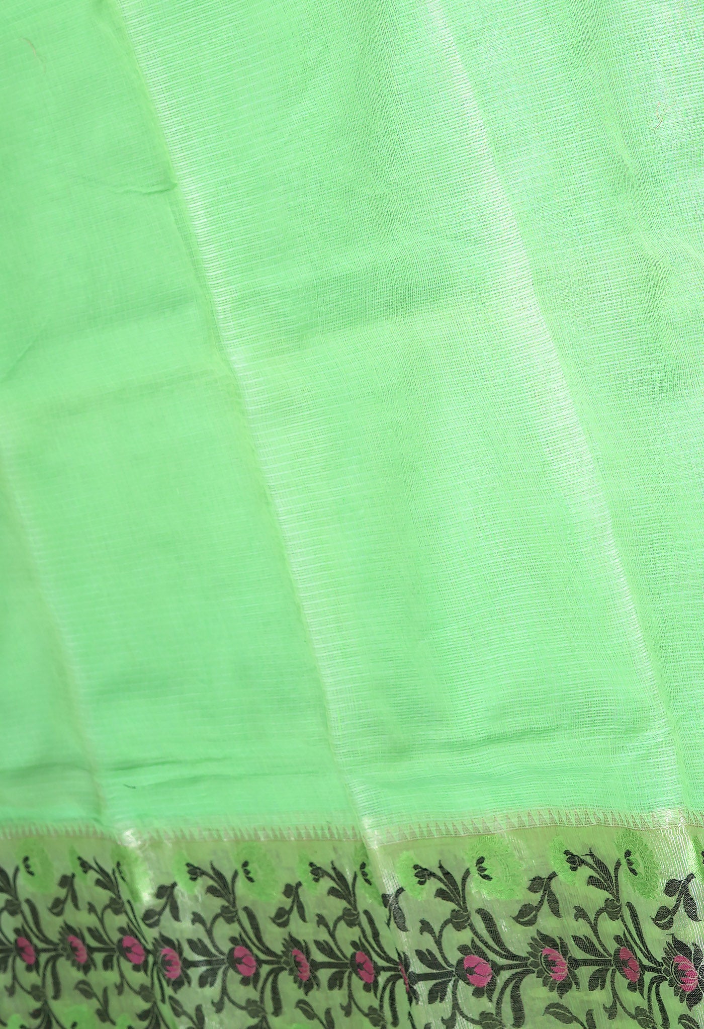 Green Pure Banarasi Kota Saree-UNM82939