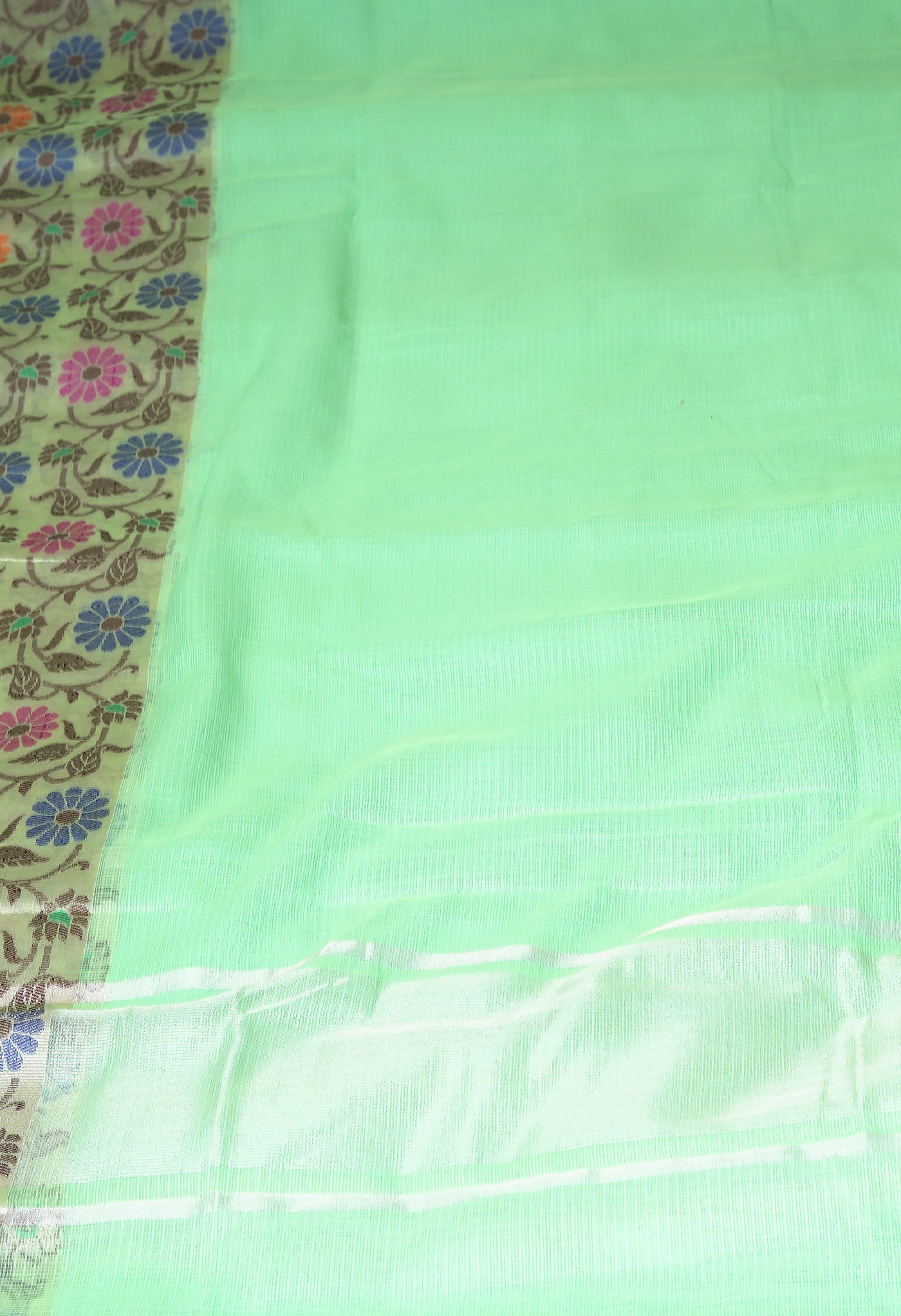 Green Pure Banarasi Kota Saree-UNM82940