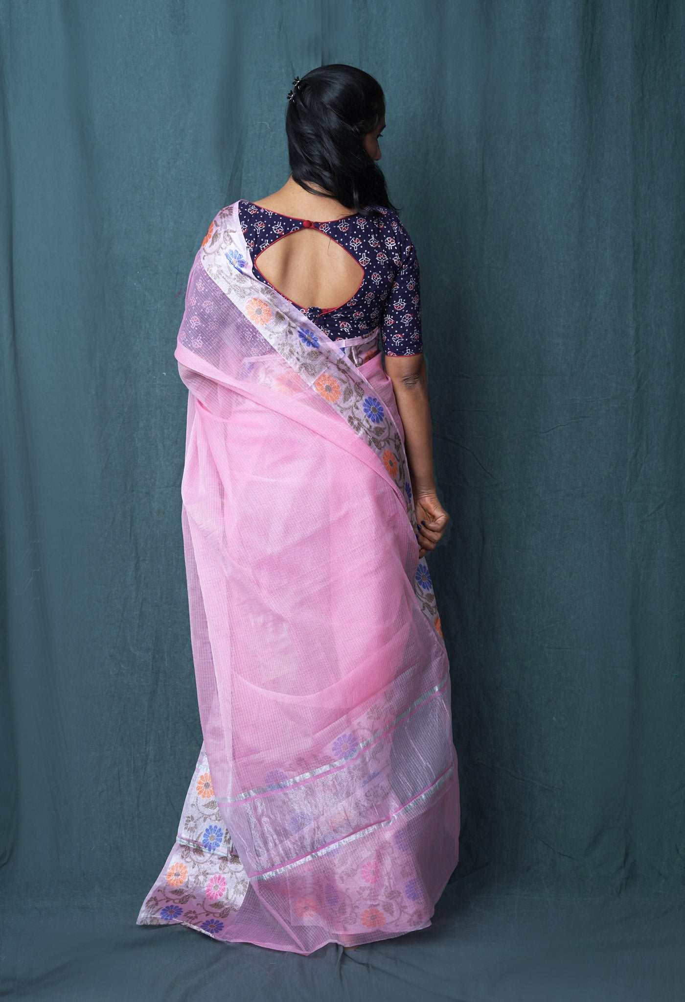 Pink Pure Banarasi Kota Saree-UNM82941