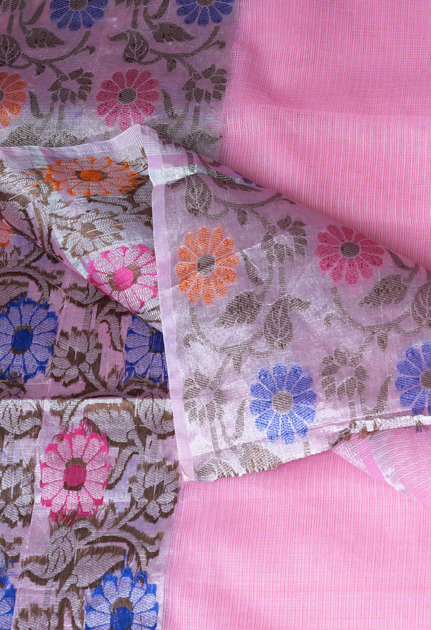 Pink Pure Banarasi Kota Saree-UNM82941