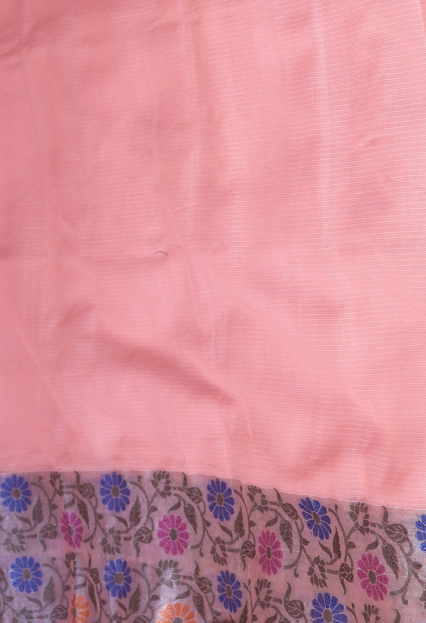 Orange Pure Banarasi Kota Saree-UNM82945