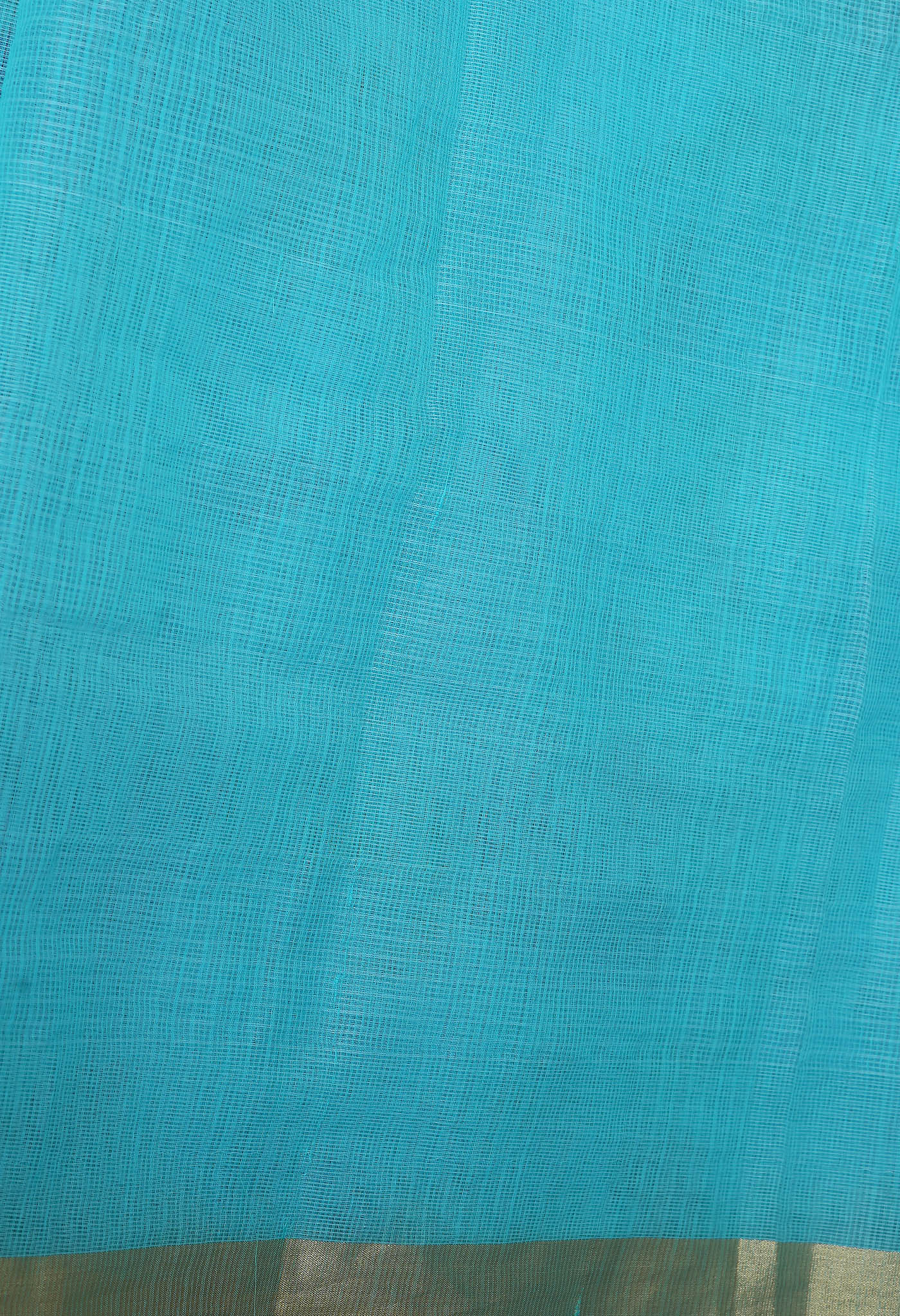 Blue Pure Hand Painted With Emboridery Kota Saree-UNM82975