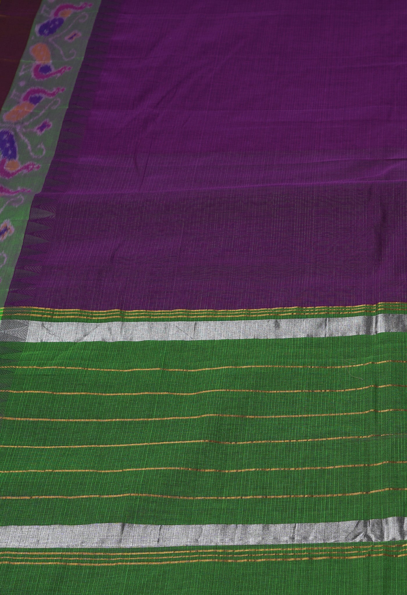 Purple Pure Pavani Mangalgiri Cotton Saree-UNM82981