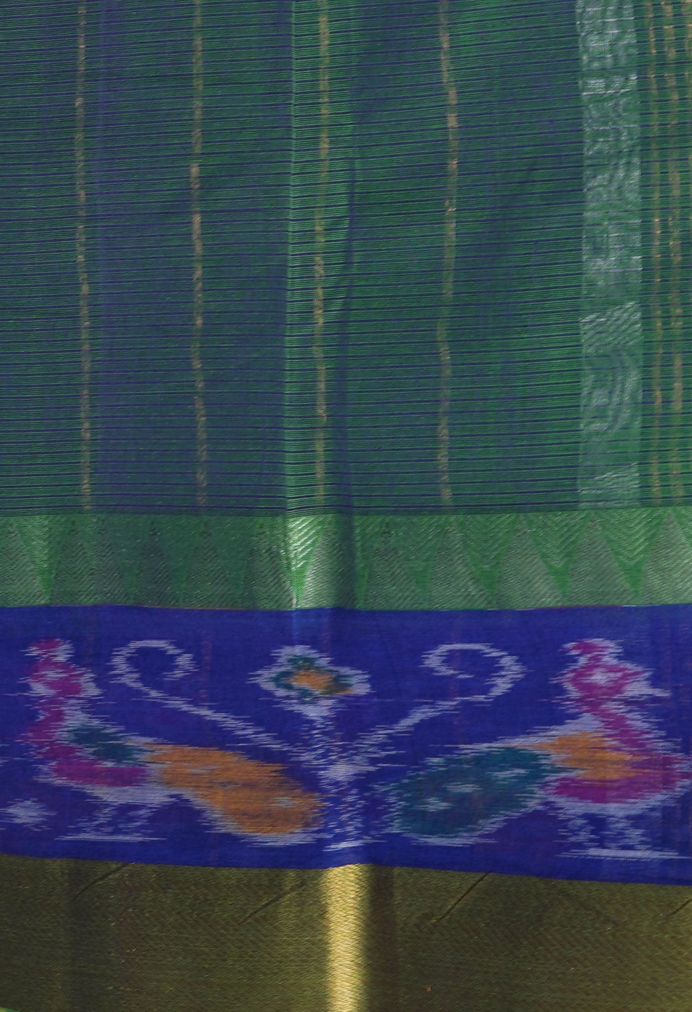 Green Pure Pavani Mangalgiri Cotton Saree-UNM82984