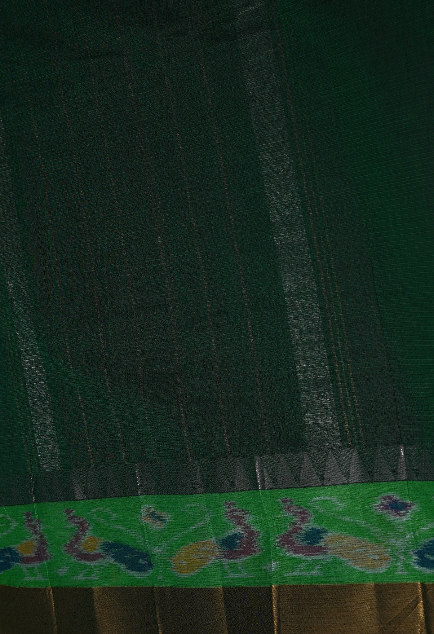 Dark Brown Pure Pavani Mangalgiri Cotton Saree-UNM82993