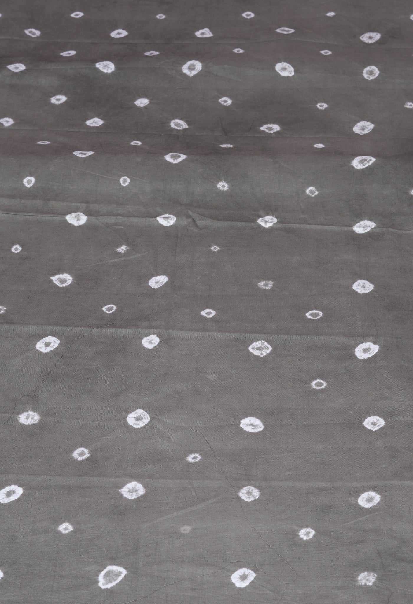 Brown-Grey Pure Bandhani Tie & Dye Soft Mulmul Cotton Saree-UNM83005