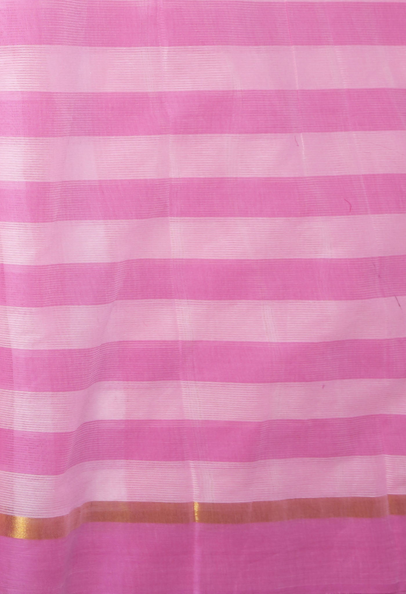 Pink-White Pure Woven Checks Pavani Mangalgiri Cotton Saree-UNM83154