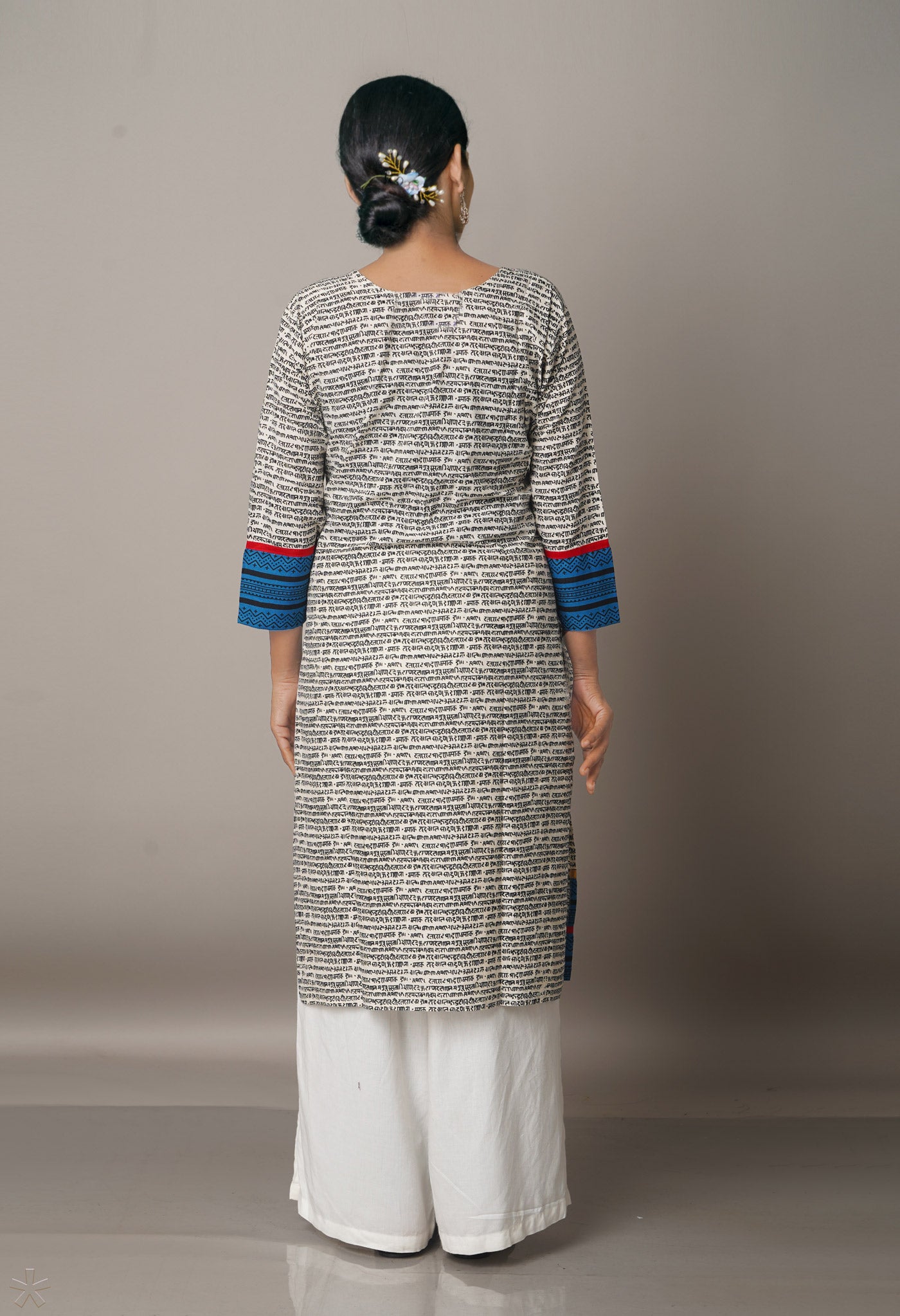 PKK435-Sloka Weaves white Rajasthani cotton kurta