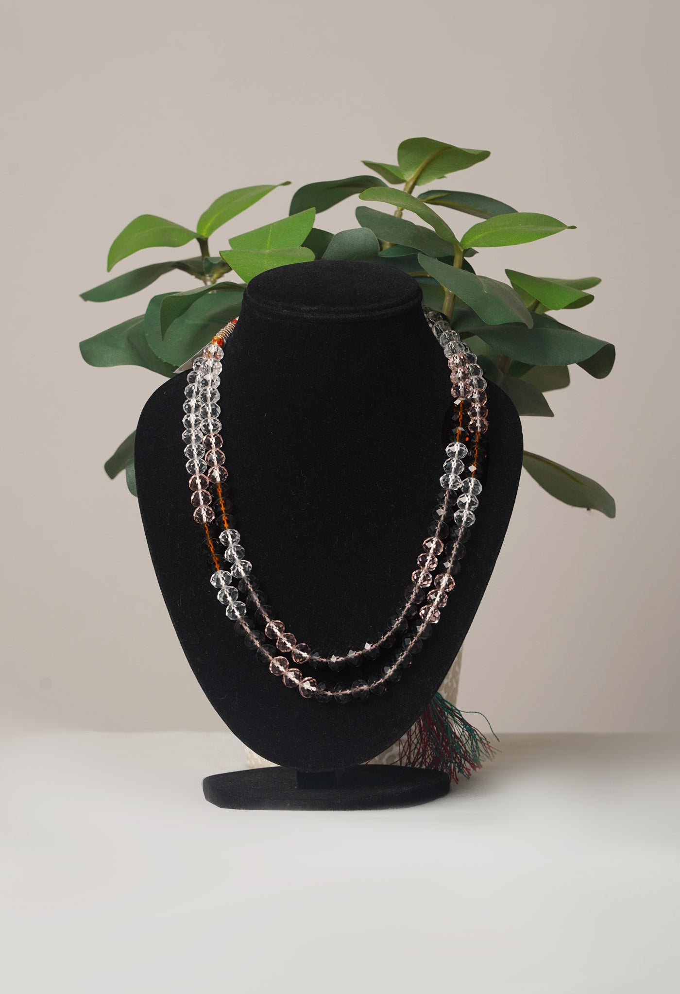 Multi Amravati Crystal Necklace- UJ462