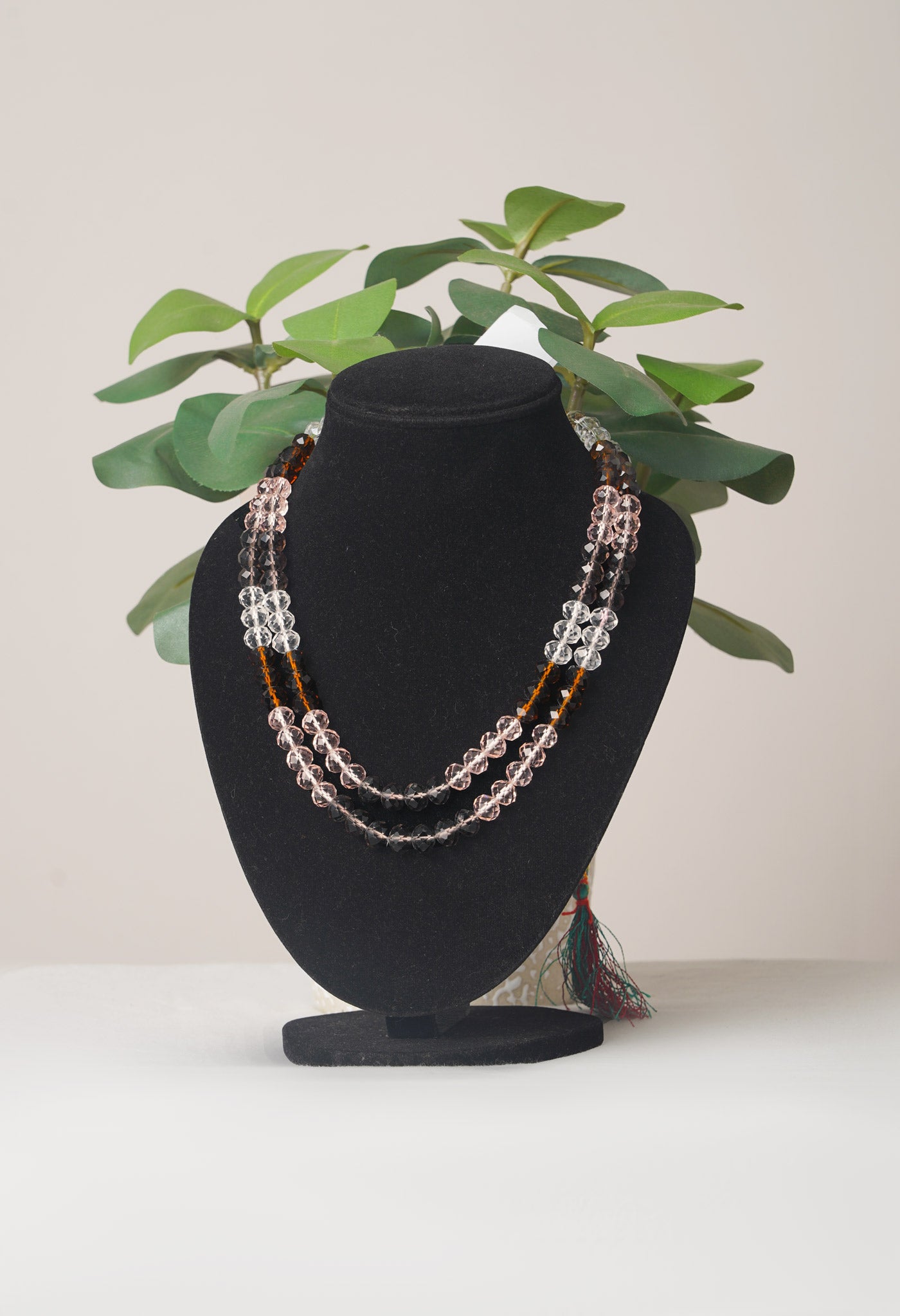 Multi Amravati Crystal Necklace- UJ466