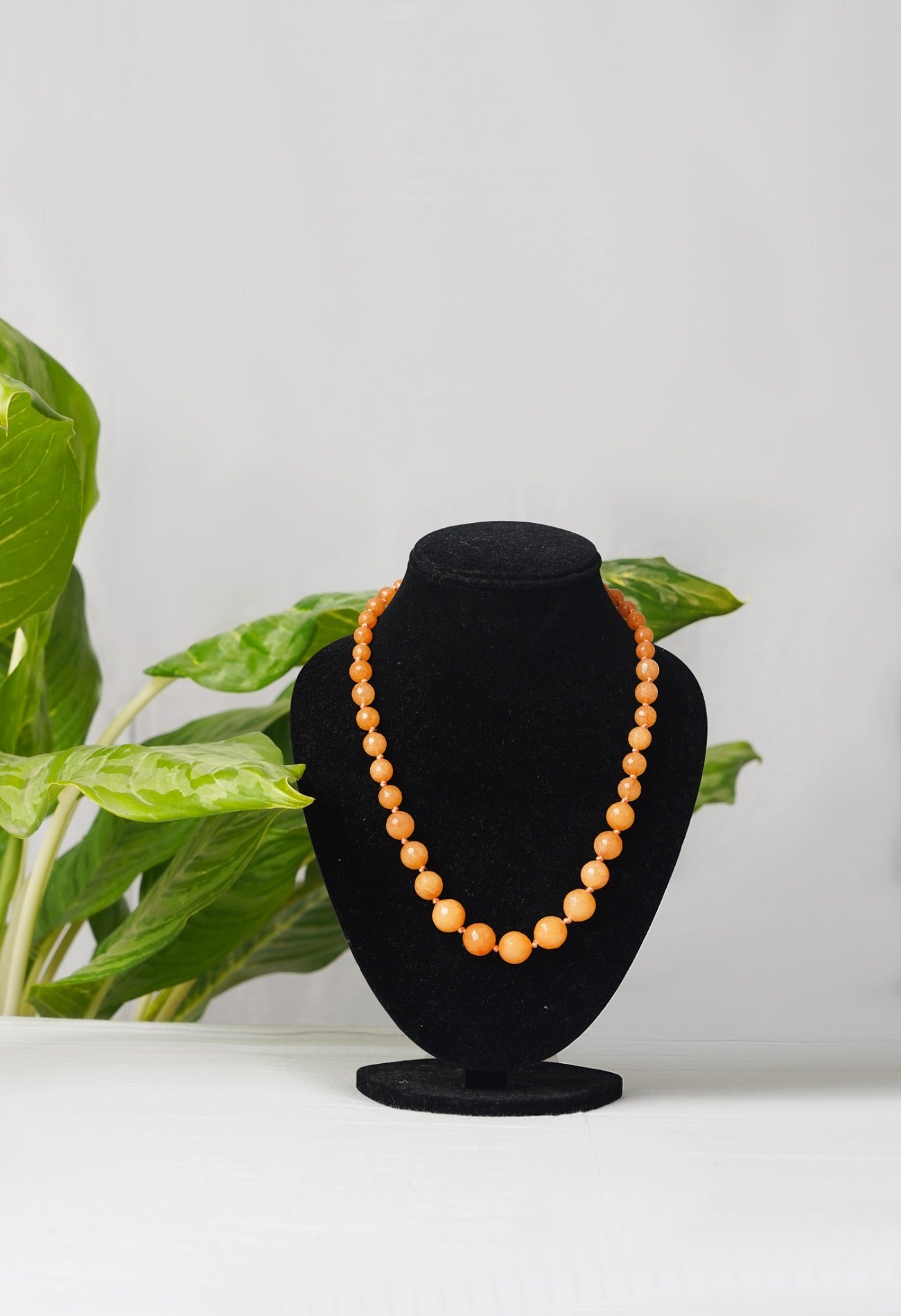 Online Shopping for Orange Amravati Ocean Beads Necklace   from Andhra Pradesh at Unnatisilks.comIndia
