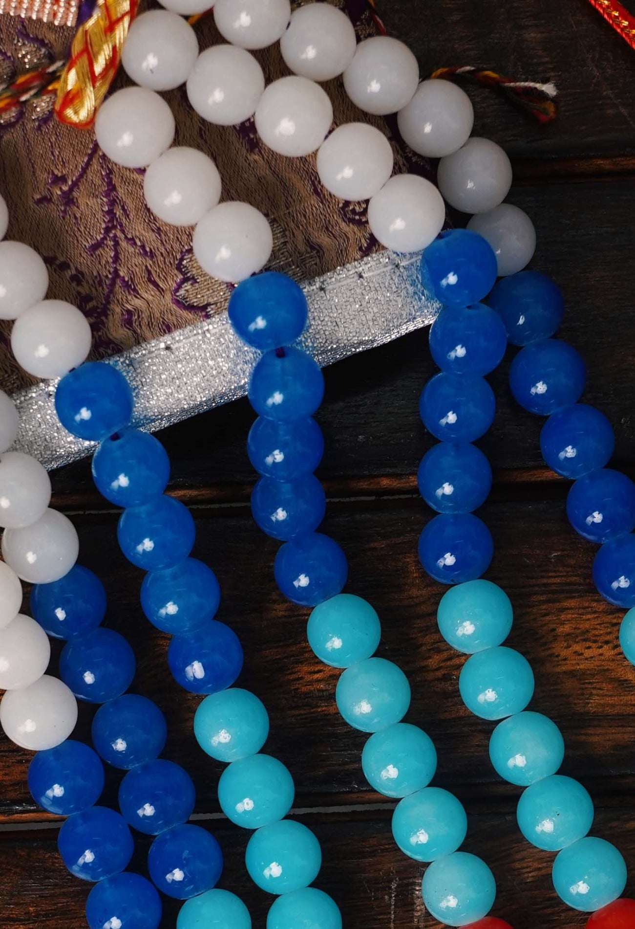Multi Amravati Ocean Beads Necklace-UJ209