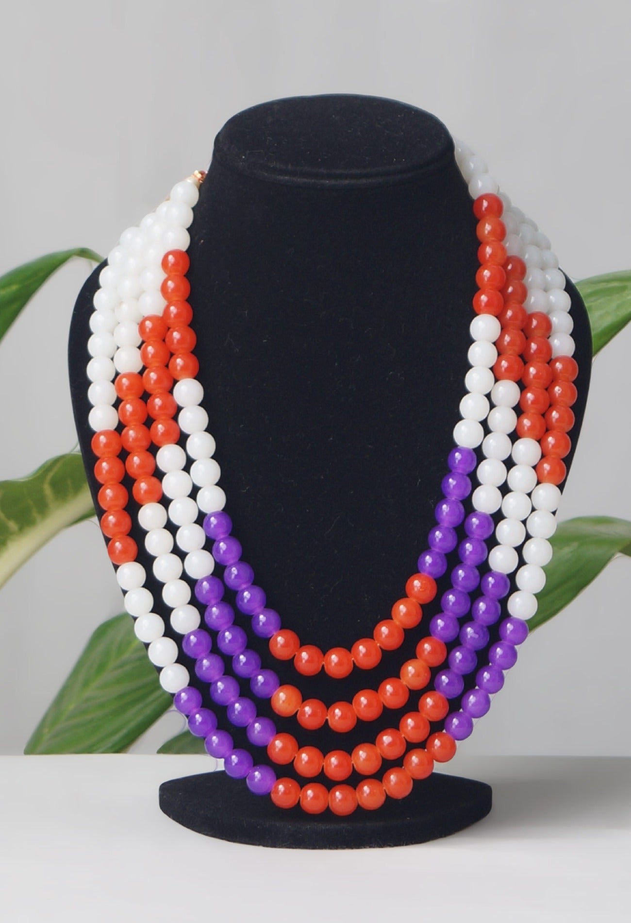 Multi Amravati Ocean Beads Necklace-UJ256