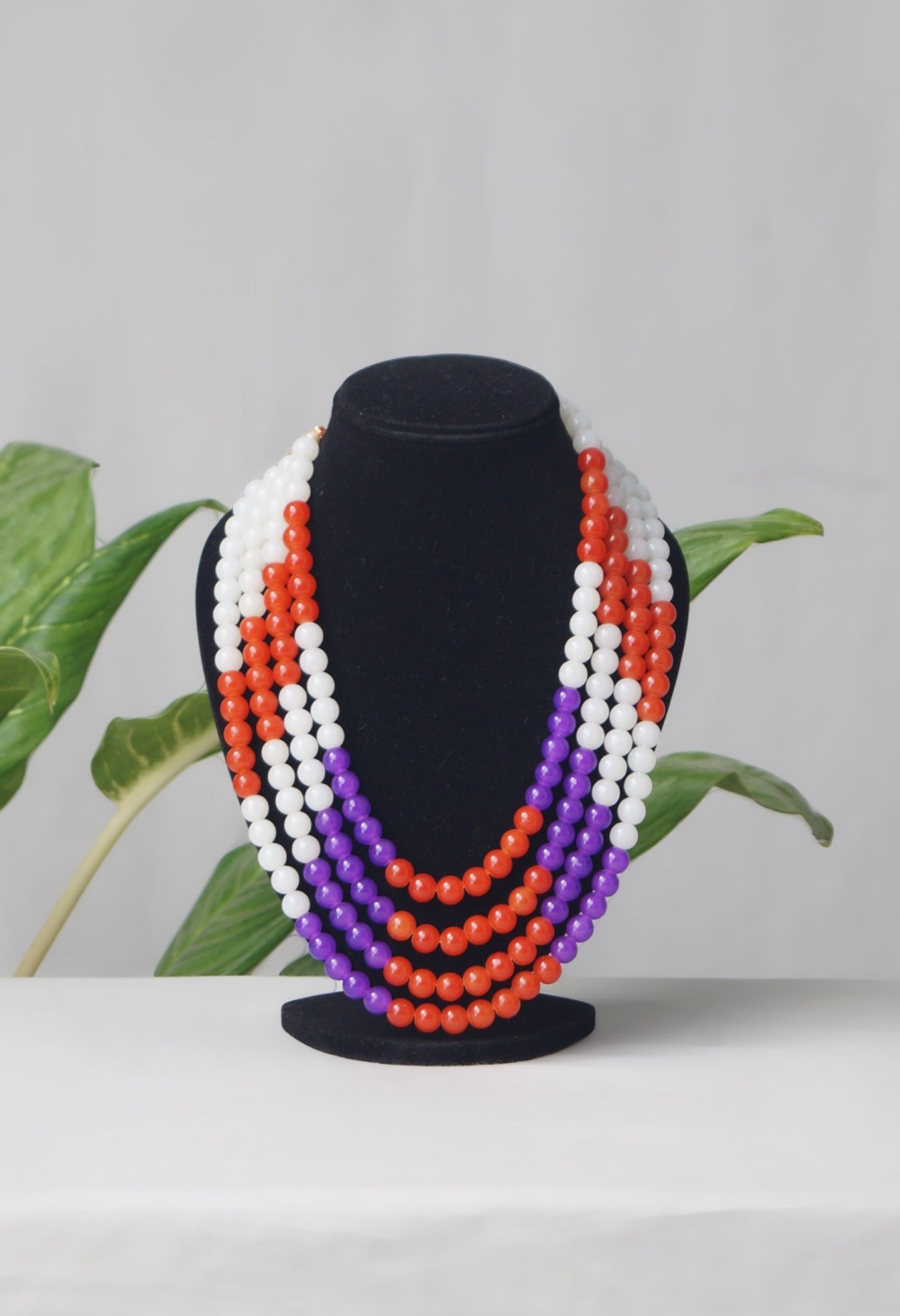Online Shopping for Multi Amravati Ocean Beads Necklace  with jewellery from Andhra Pradesh at Unnatisilks.com India
