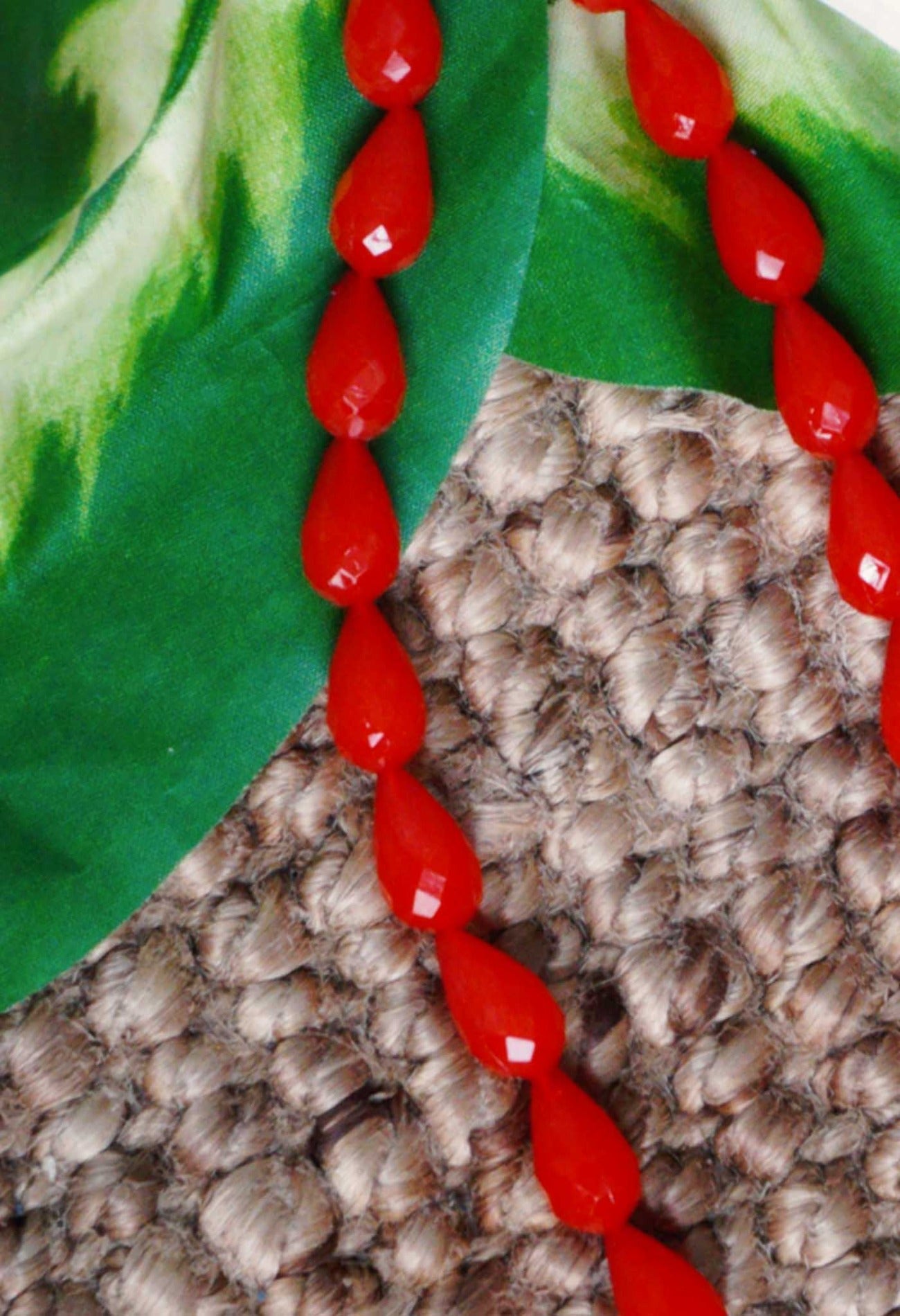 Online Shopping for Red Amravati Oval Long Pearl Beads with Pendent with jewellery from Andhra Pradesh at Unnatisilks.com India
