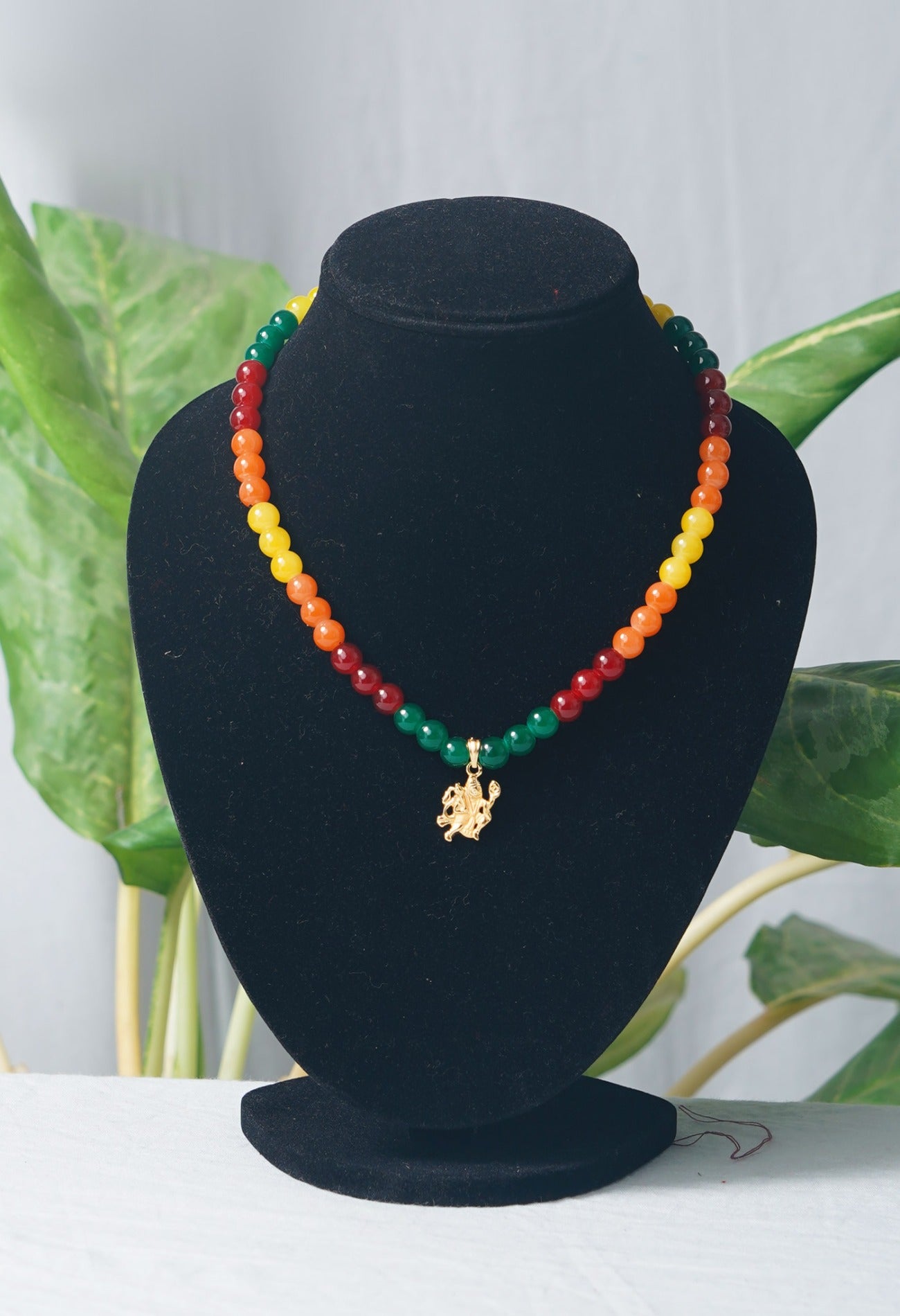 Online Shopping for Multi Amravati Round Beads Necklace with Pendent with jewellery from Andhra pradesh at Unnatisilks.com India