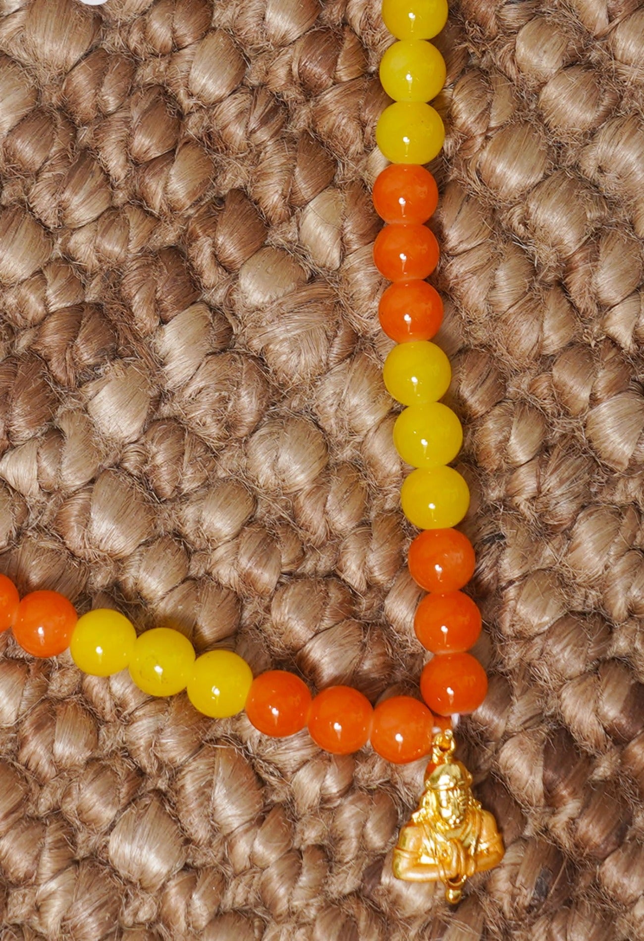 Online Shopping for Yellow and Orange Amravati Round Beads Necklace with Pendent with jewellery from Andhra pradesh at Unnatisilks.com India
