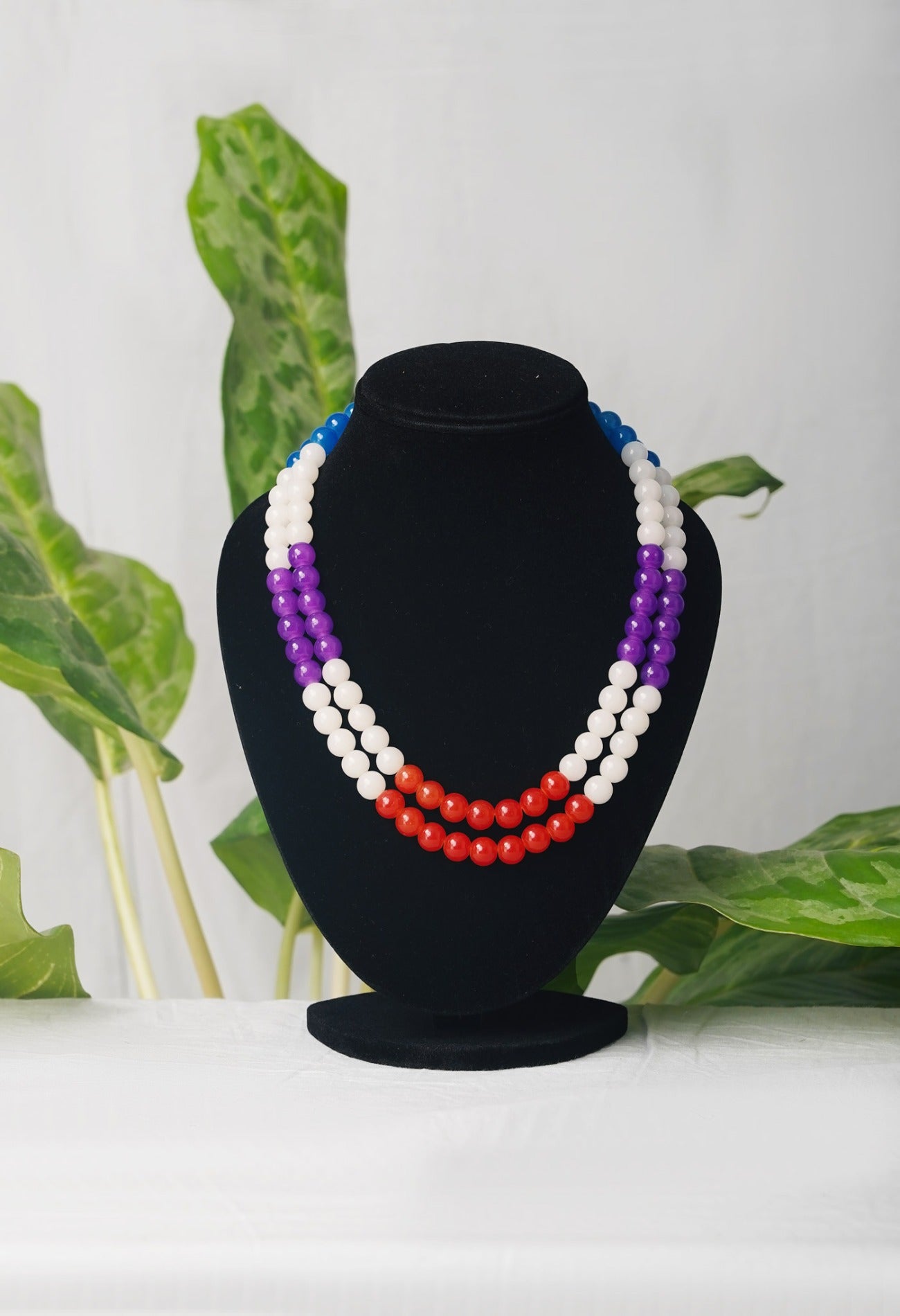 Online Shopping for Multi Amravati Ocean Beads Necklace with jewellery from Andhra Pradesh at Unnatisilks.com India