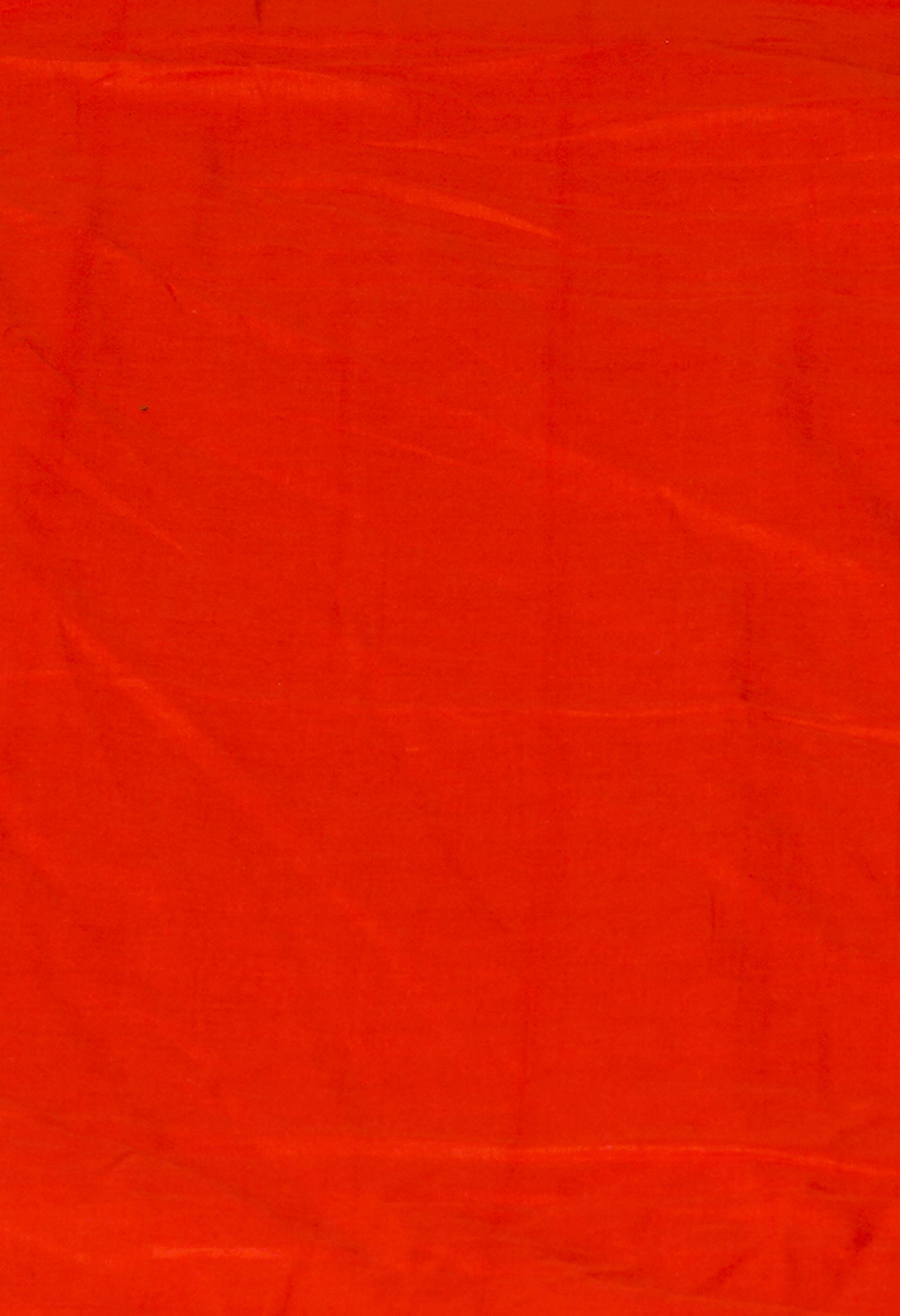 Orange Pure Bagh Printed Superfine Cotton Saree