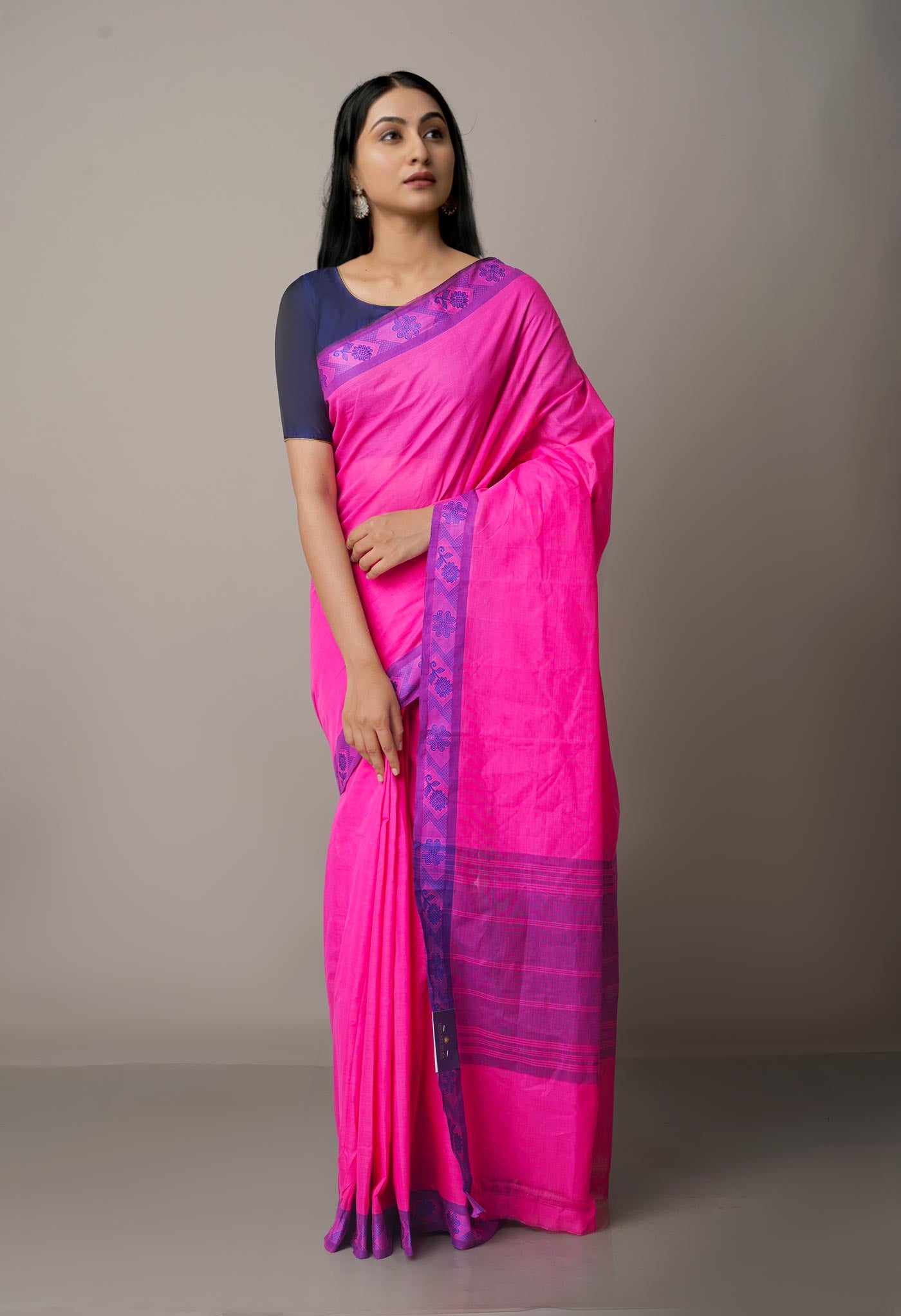 Pink Pure Pavani Venkatagiri Cotton Saree
