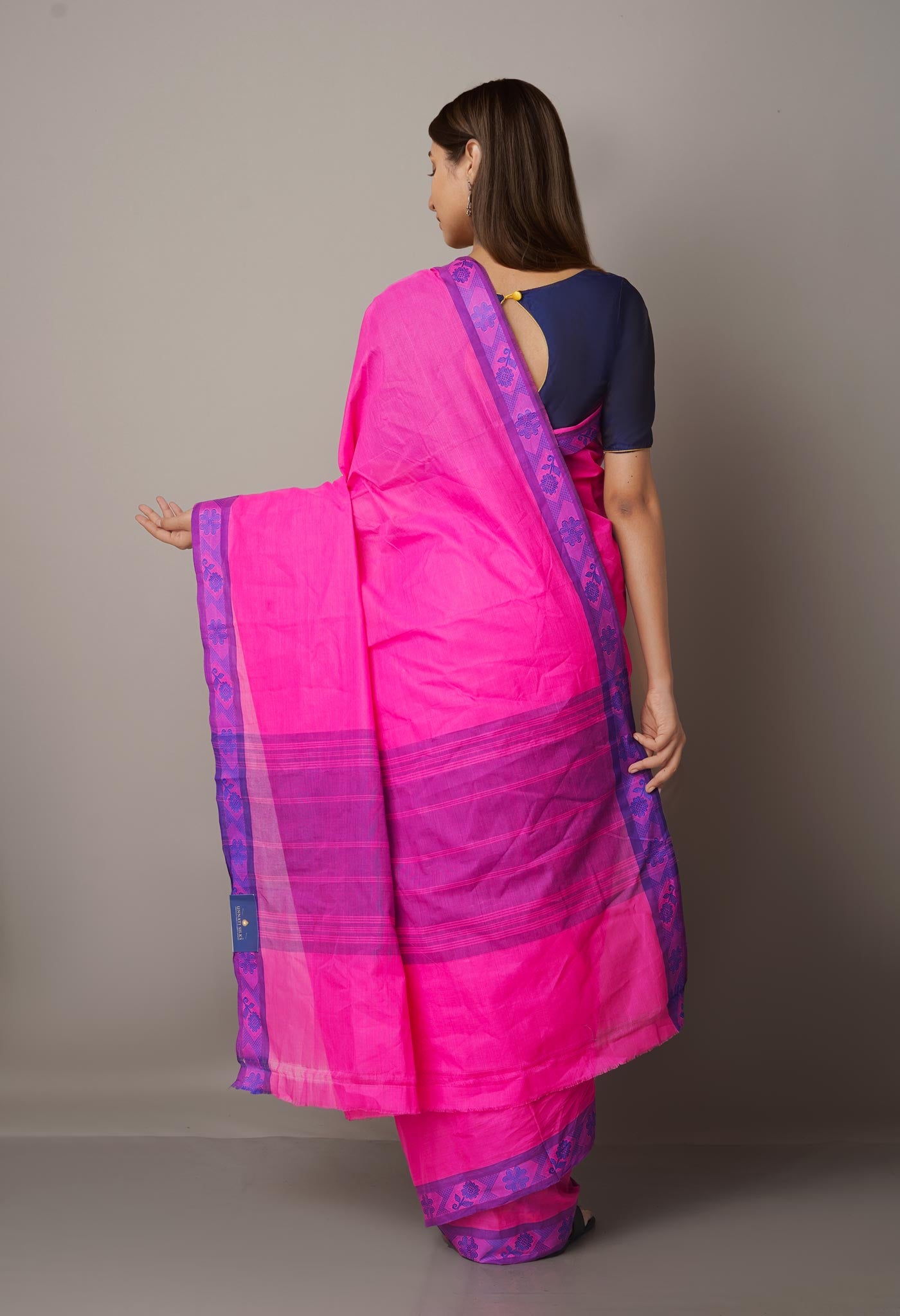 Pink Pure Pavani Venkatagiri Cotton Saree