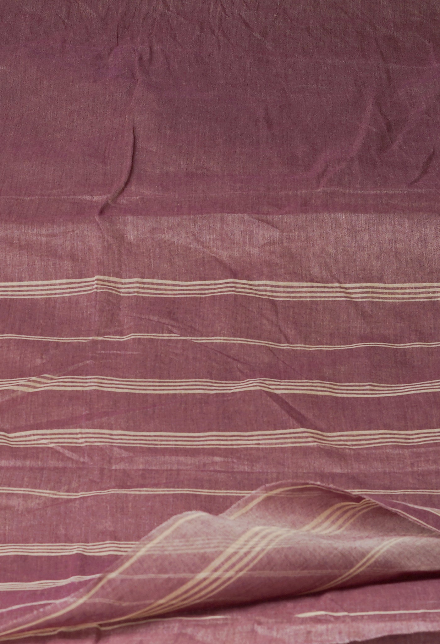 Pink Pure Handloom Superfine Bengal Cotton Saree-UNM69647