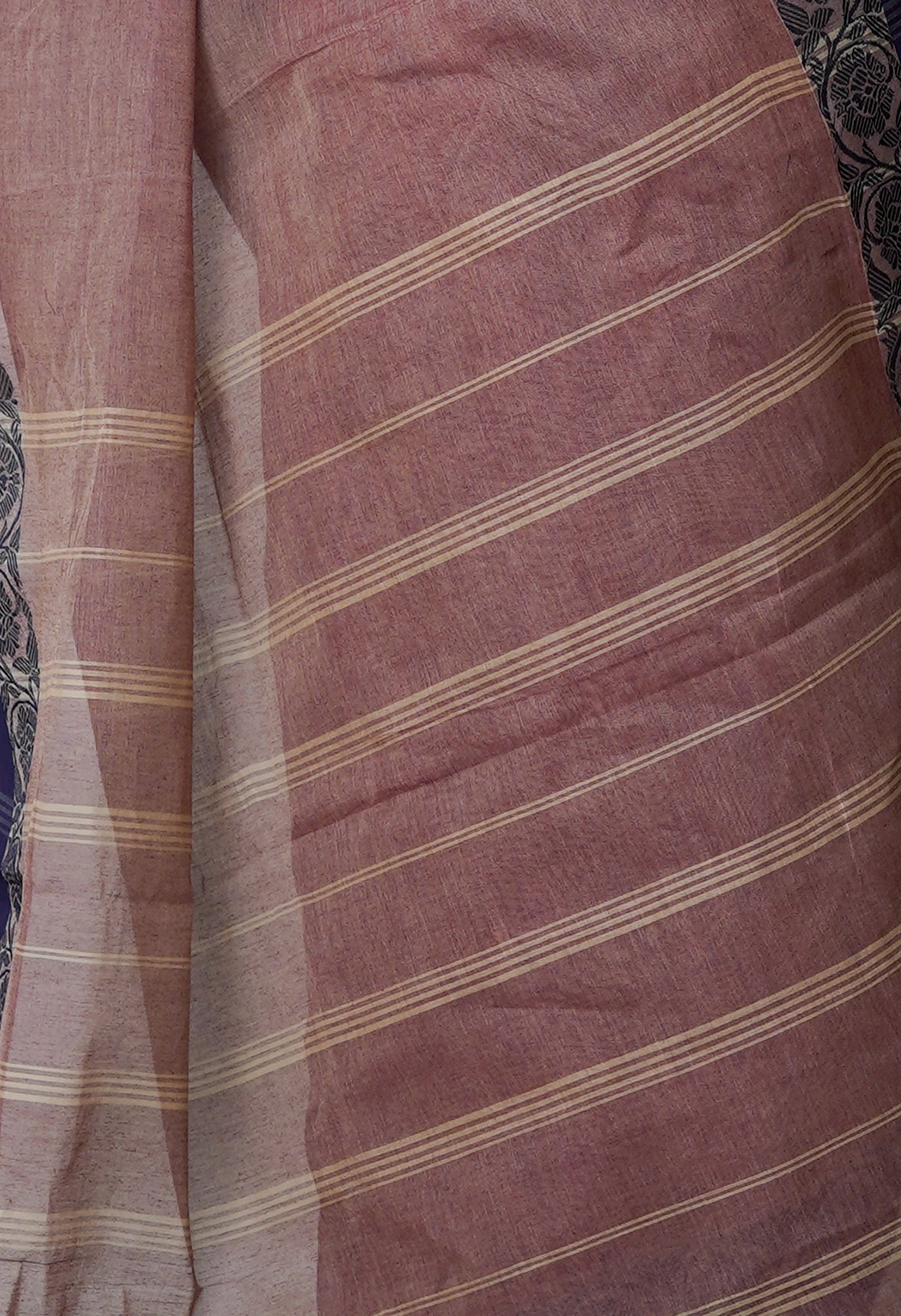 Pink Pure Handloom Superfine Bengal Cotton Saree-UNM69647