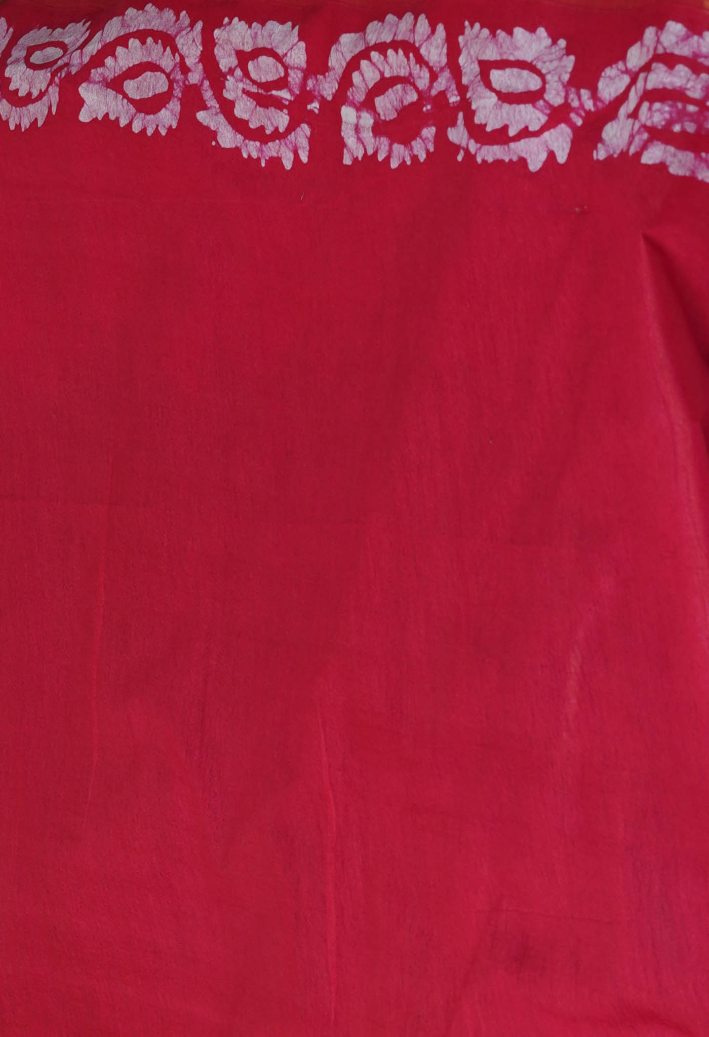 Navy Blue-Pink Pure Batik Chanderi Silk Saree-UNM70495