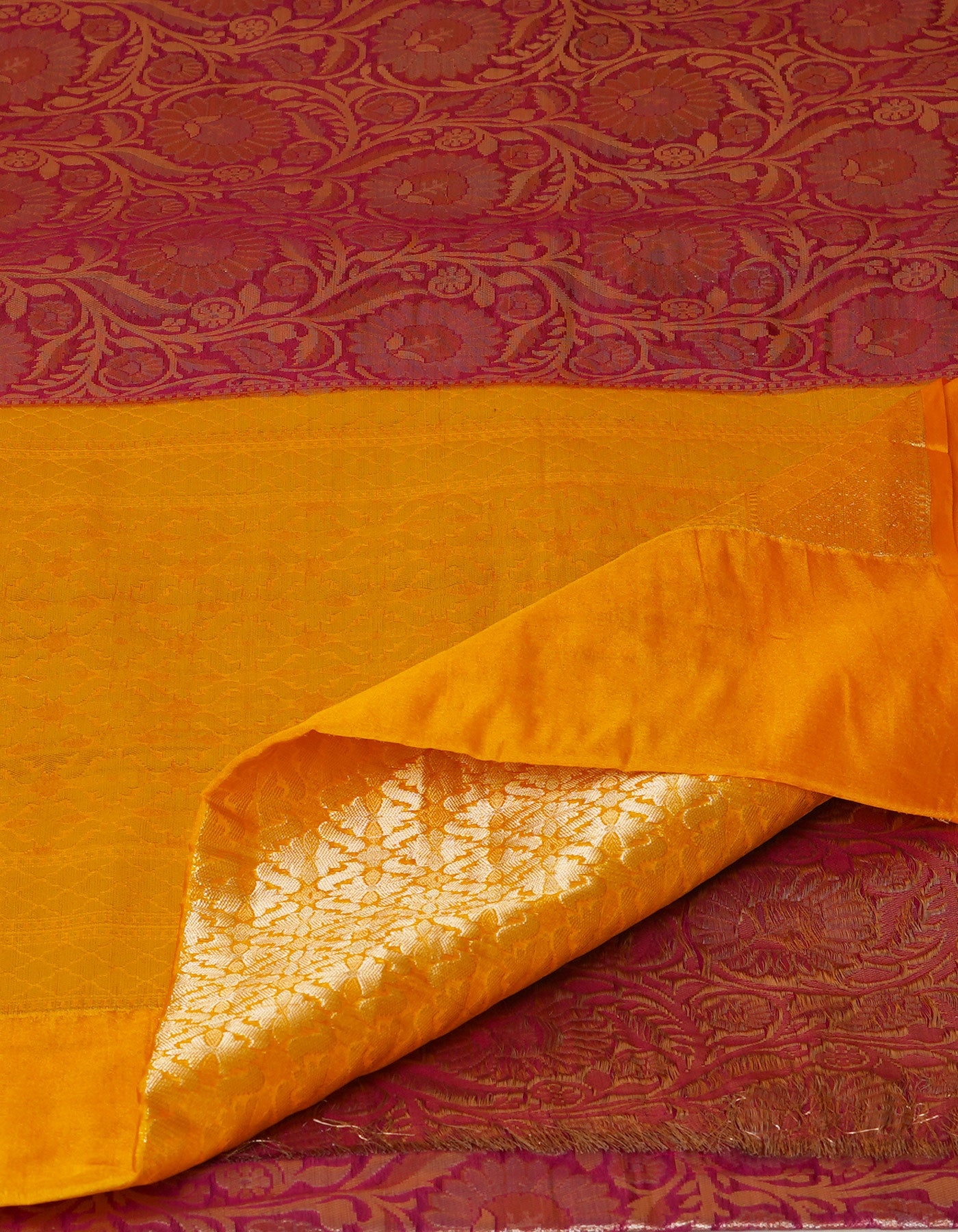 Pink Fancy Banarasi silk Saree-UNM70528