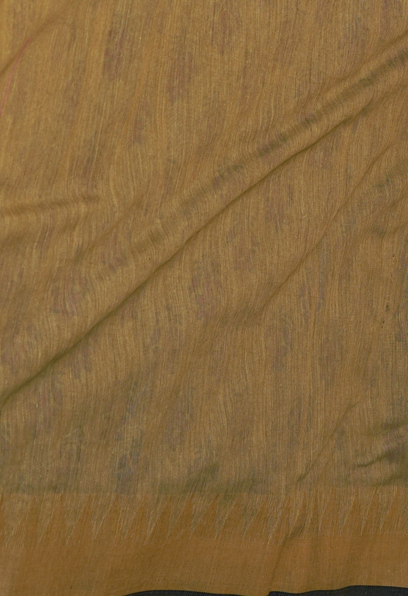 Light Brown Chanderi Block Printed Sico Saree-UNM70597