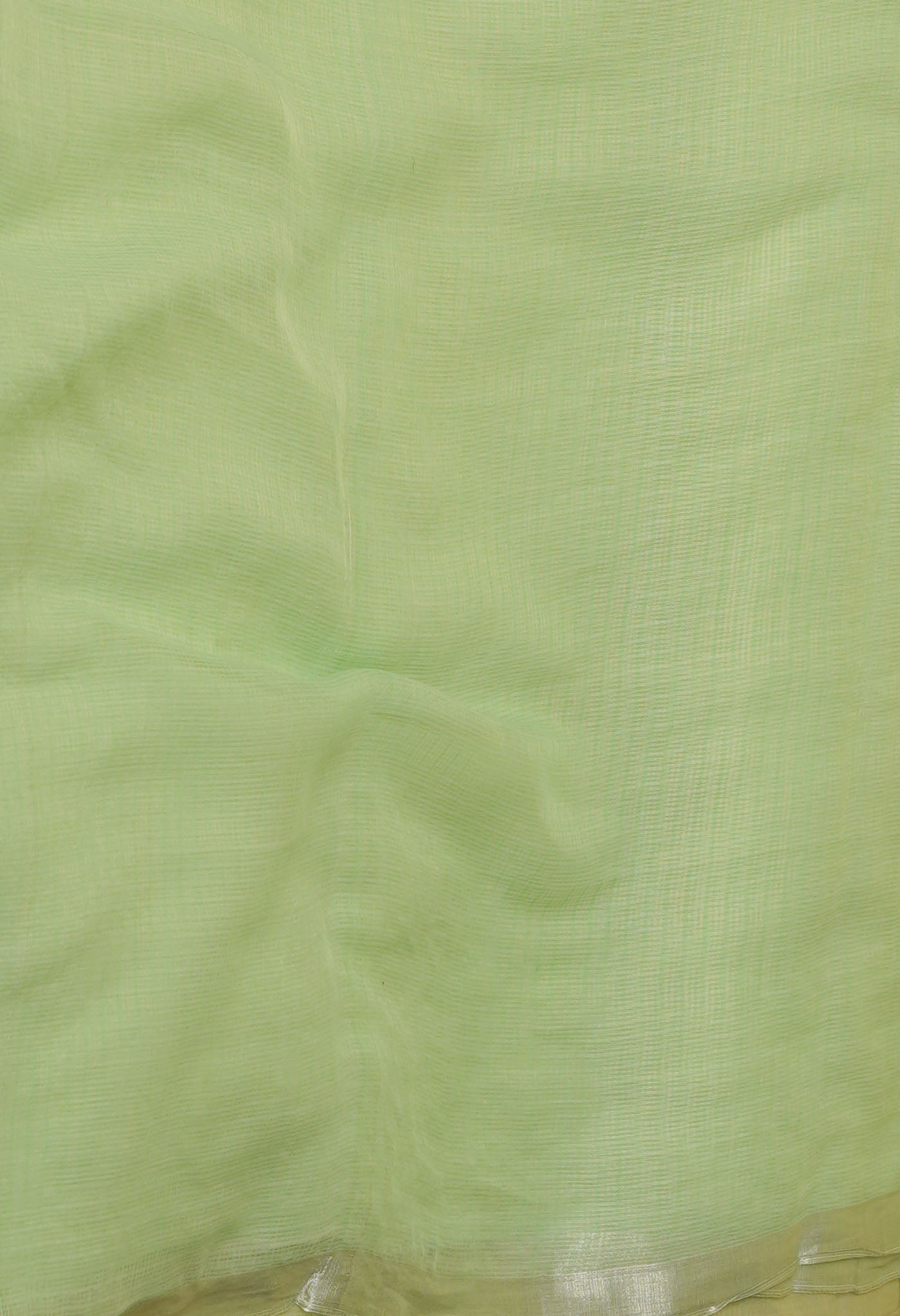 Light Green Pure Plain Kota Cotton Saree-UNM70620
