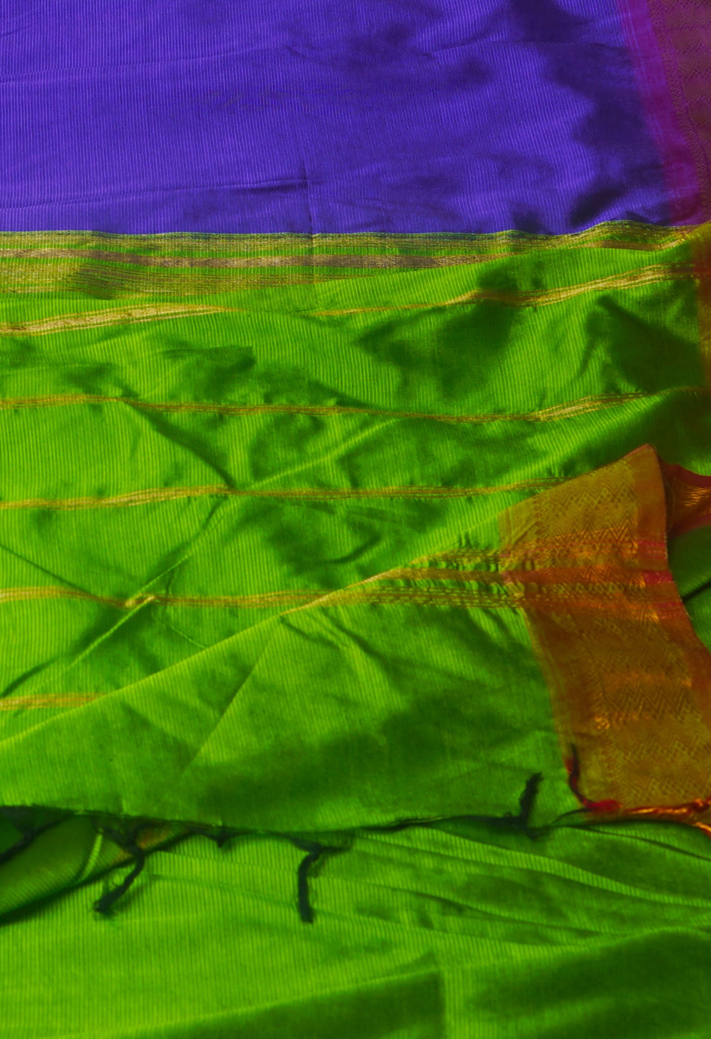 Violet Mangalgiri Silk Saree-UNM70825