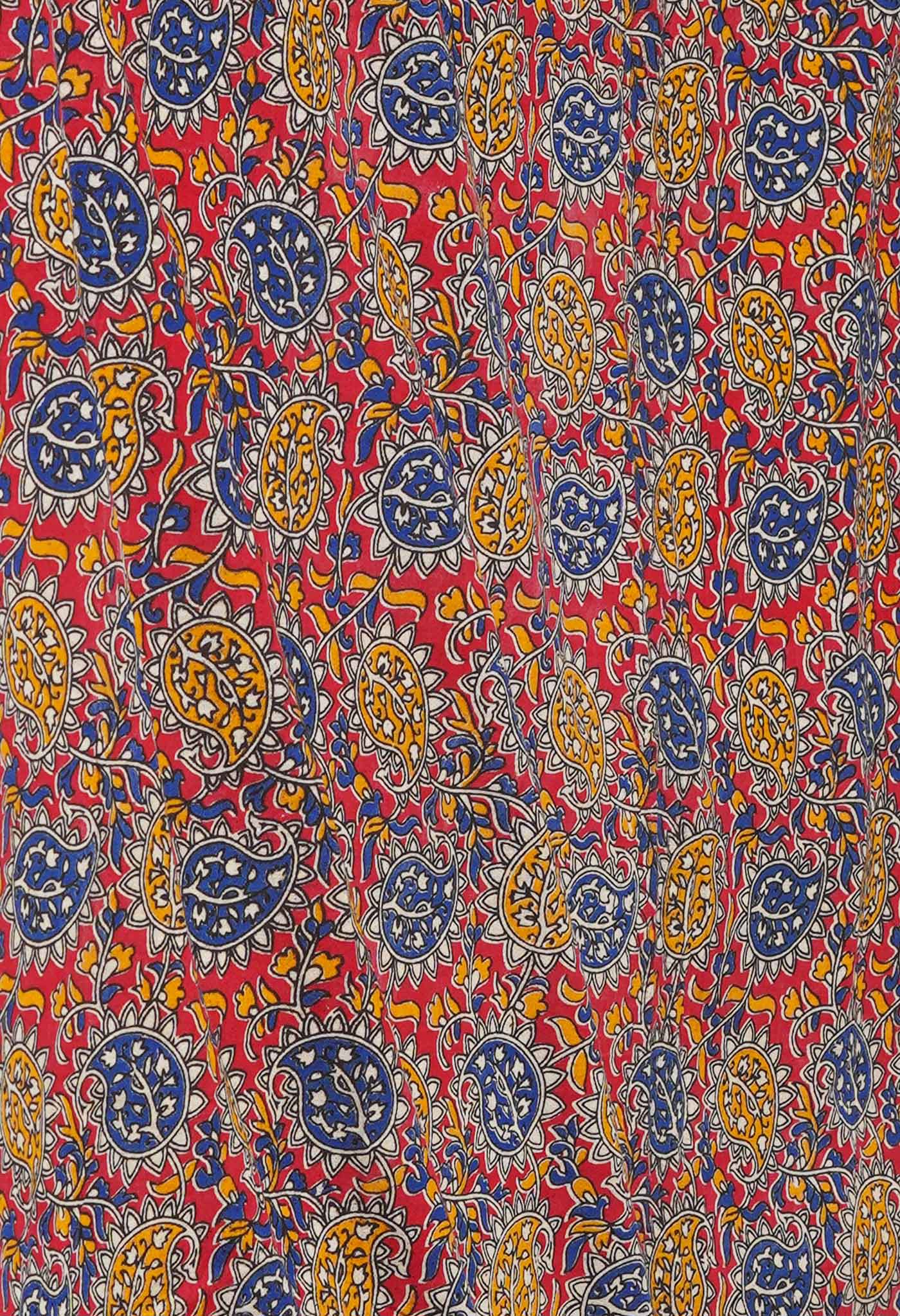 Pale Grey Block Printed Supernet Saree