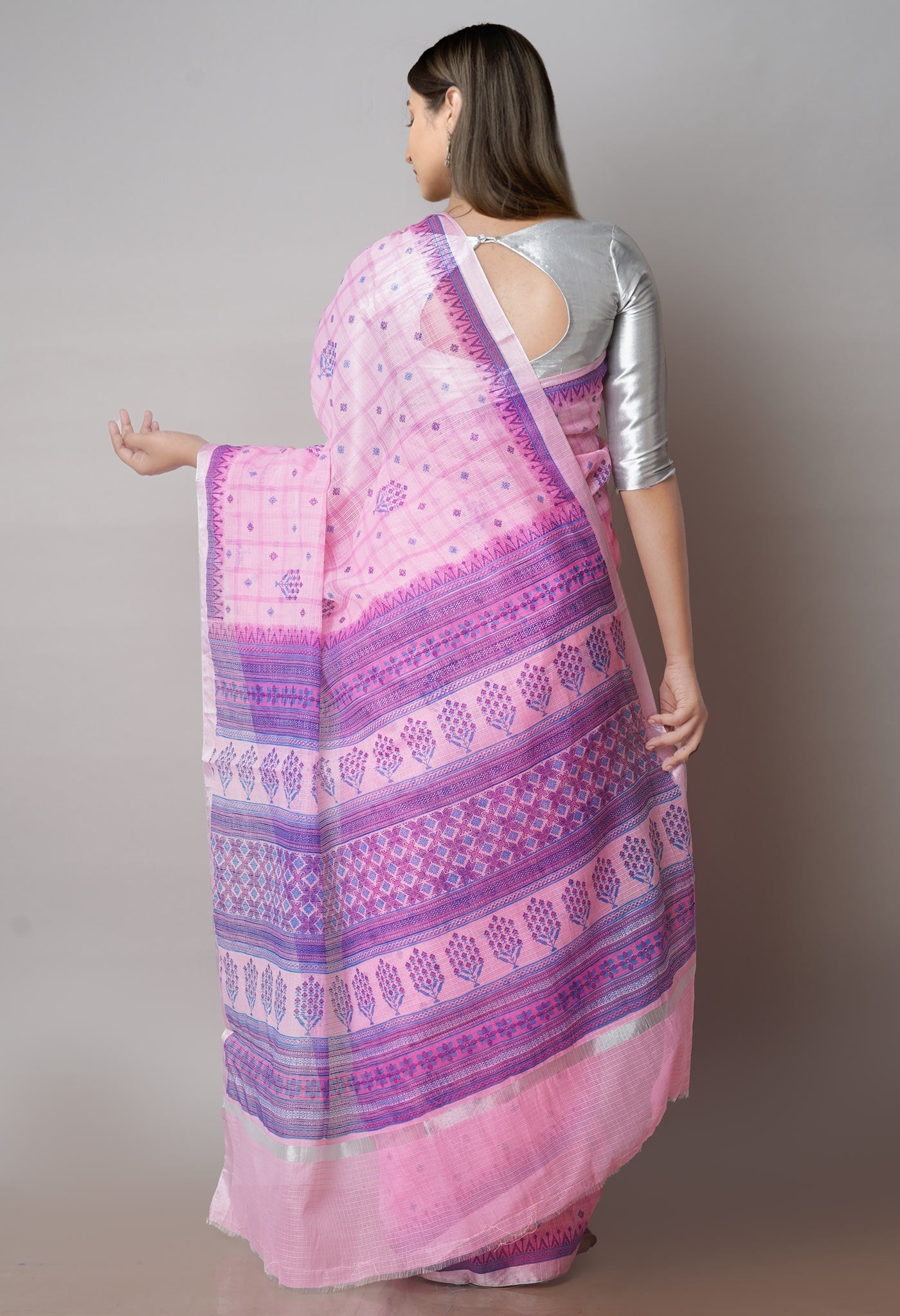 Pink Pure Patola Printed Kota Cotton Saree-UNM71517