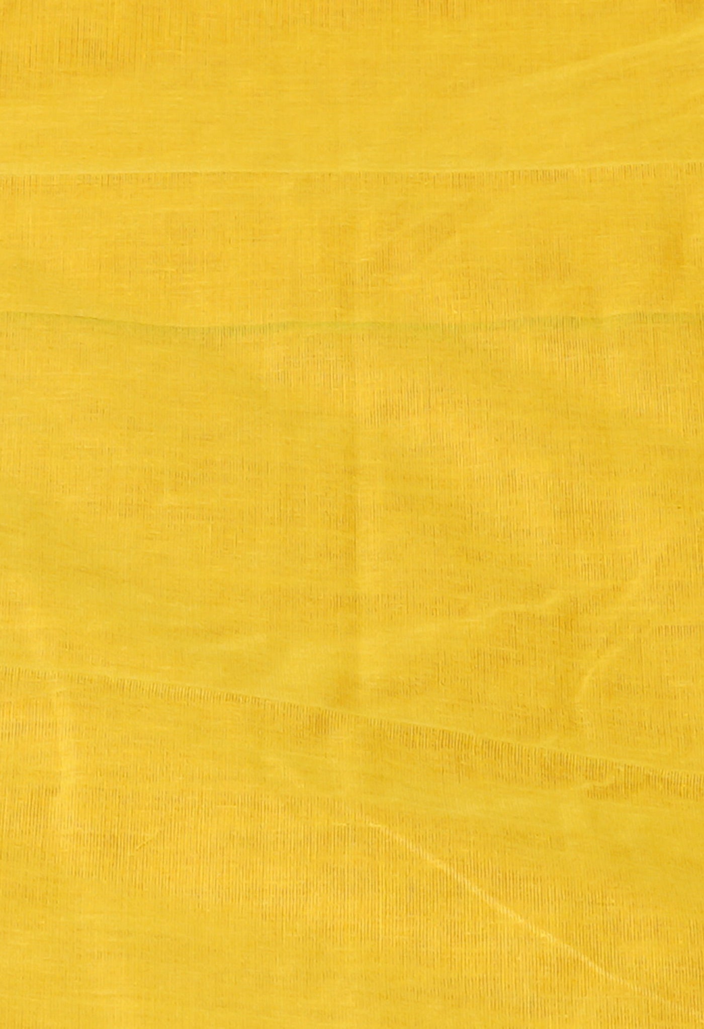 Mustard Yellow Pure Pavani Handcrafted Kanchi Cotton Saree