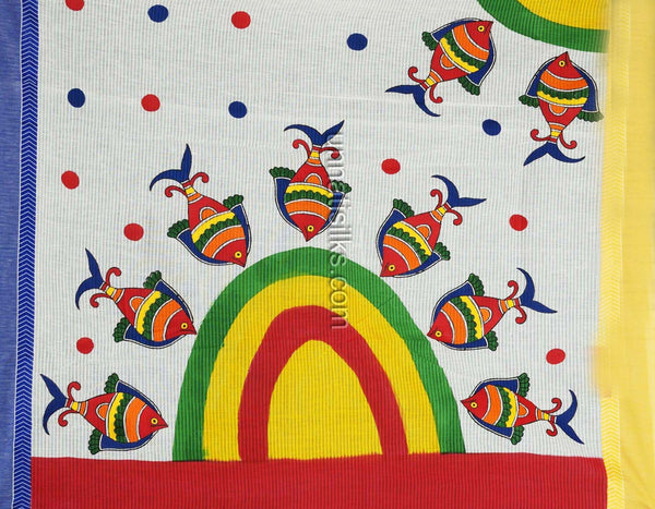 Inspiring Hand Painting art on sarees