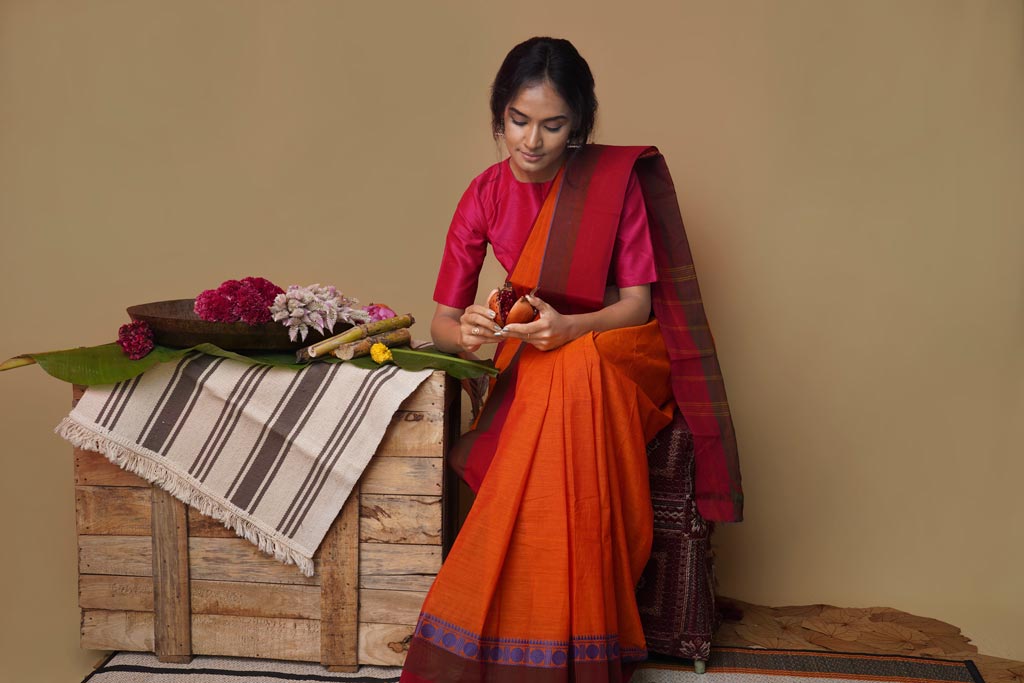 Pavni – A Celebration of South Indian handlooms while acknowledging their Purity of Weave