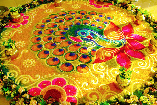 Rangoli – a feast of colours for the eyes