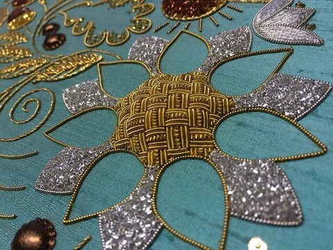 The care and maintenance of zari adorned fabrics