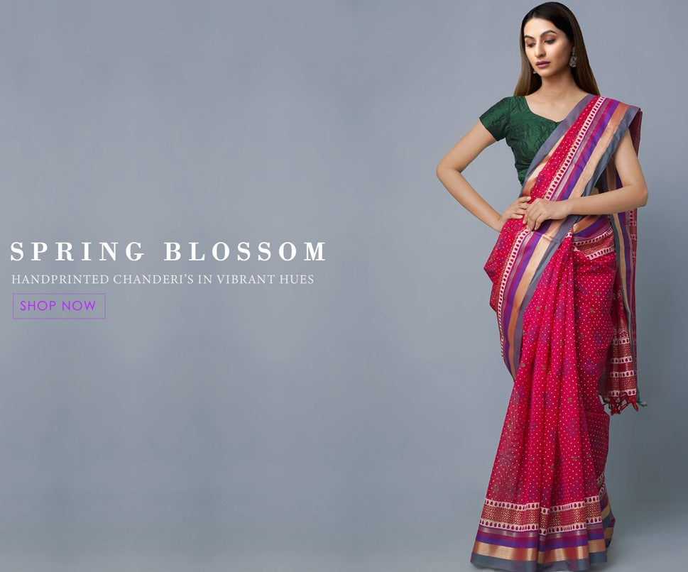 Chanderi sarees - new ranges to thrill at Unnati Silks